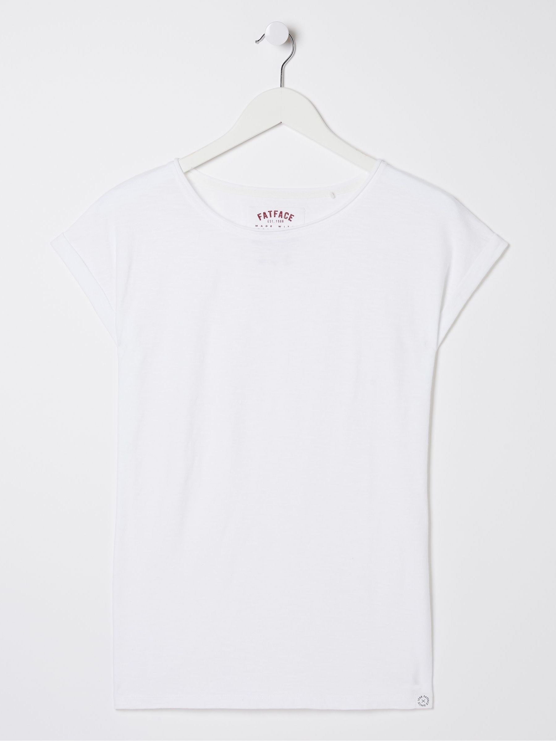 Ivy Organic Cotton White T-Shirt - Image 5 of 5