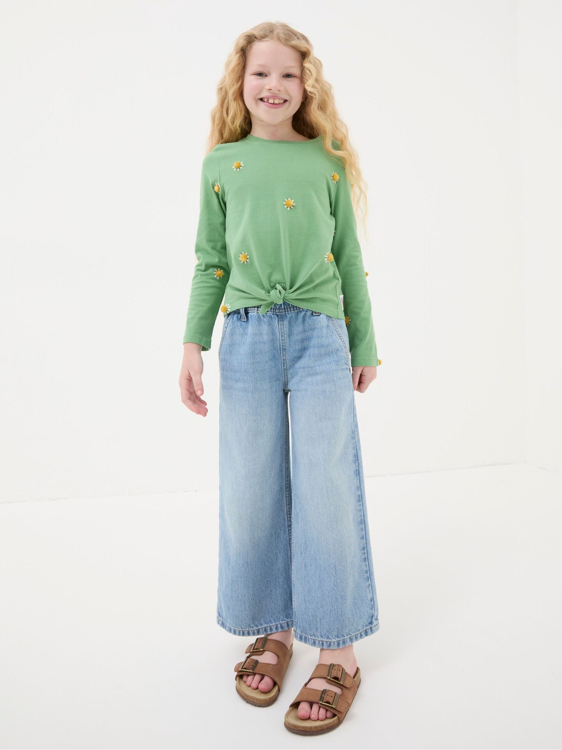 Green Flower Knot T-Shirt - Image 1 of 5