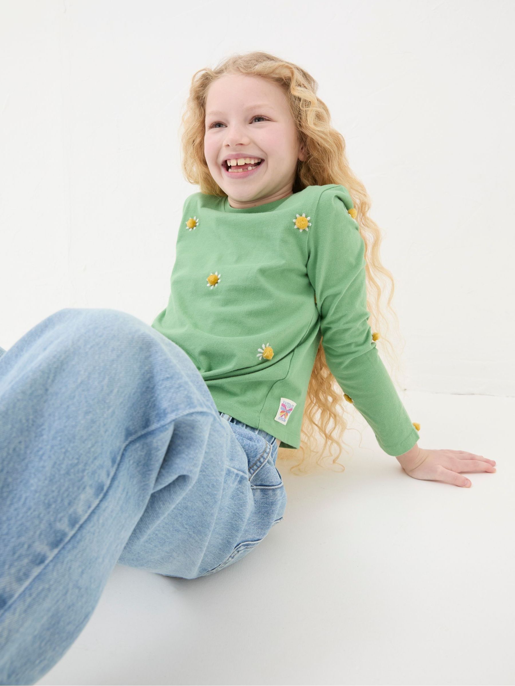 Green Flower Knot T-Shirt - Image 3 of 5