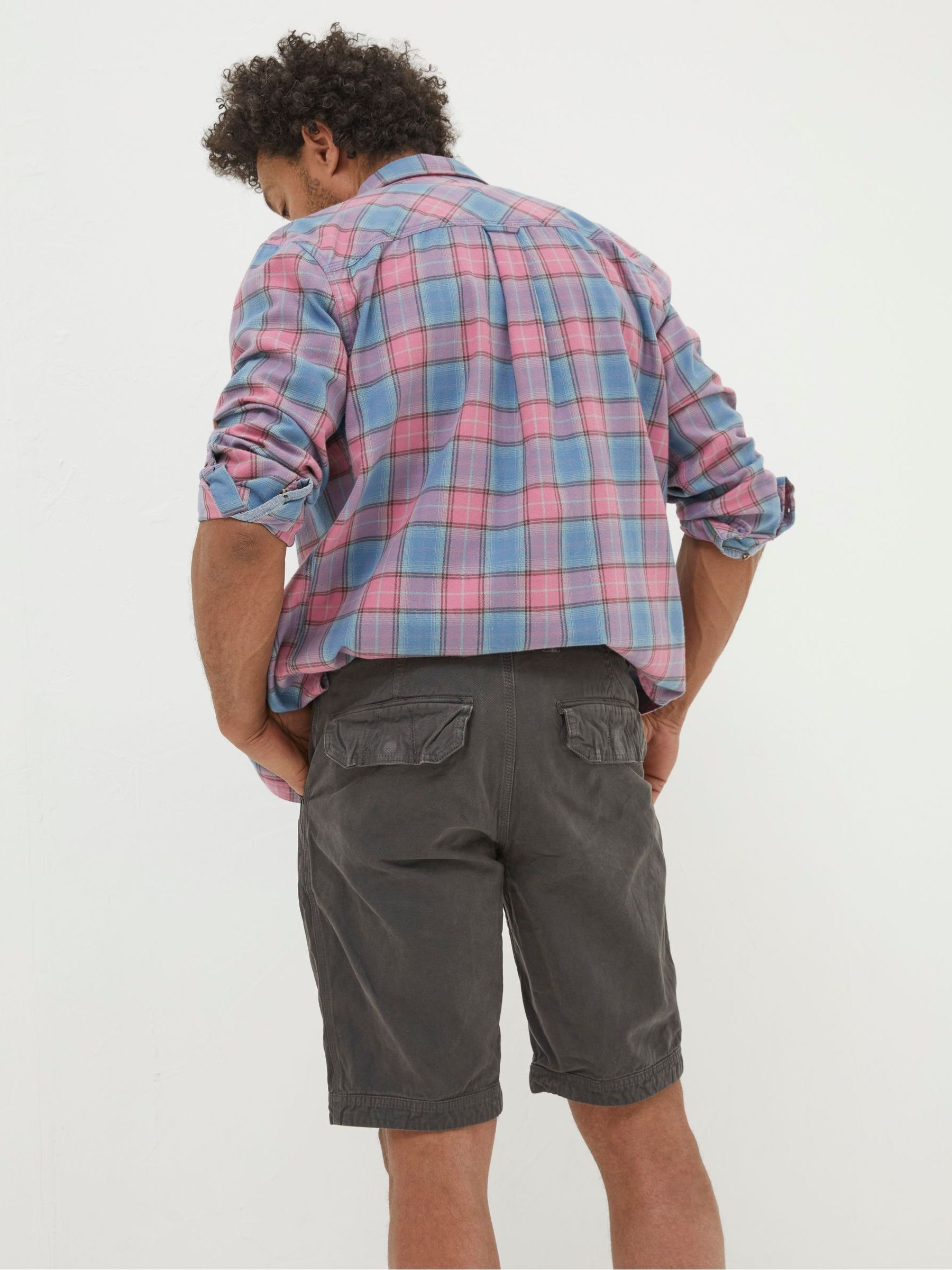 Cove Grey Flat Front Shorts - Image 2 of 5