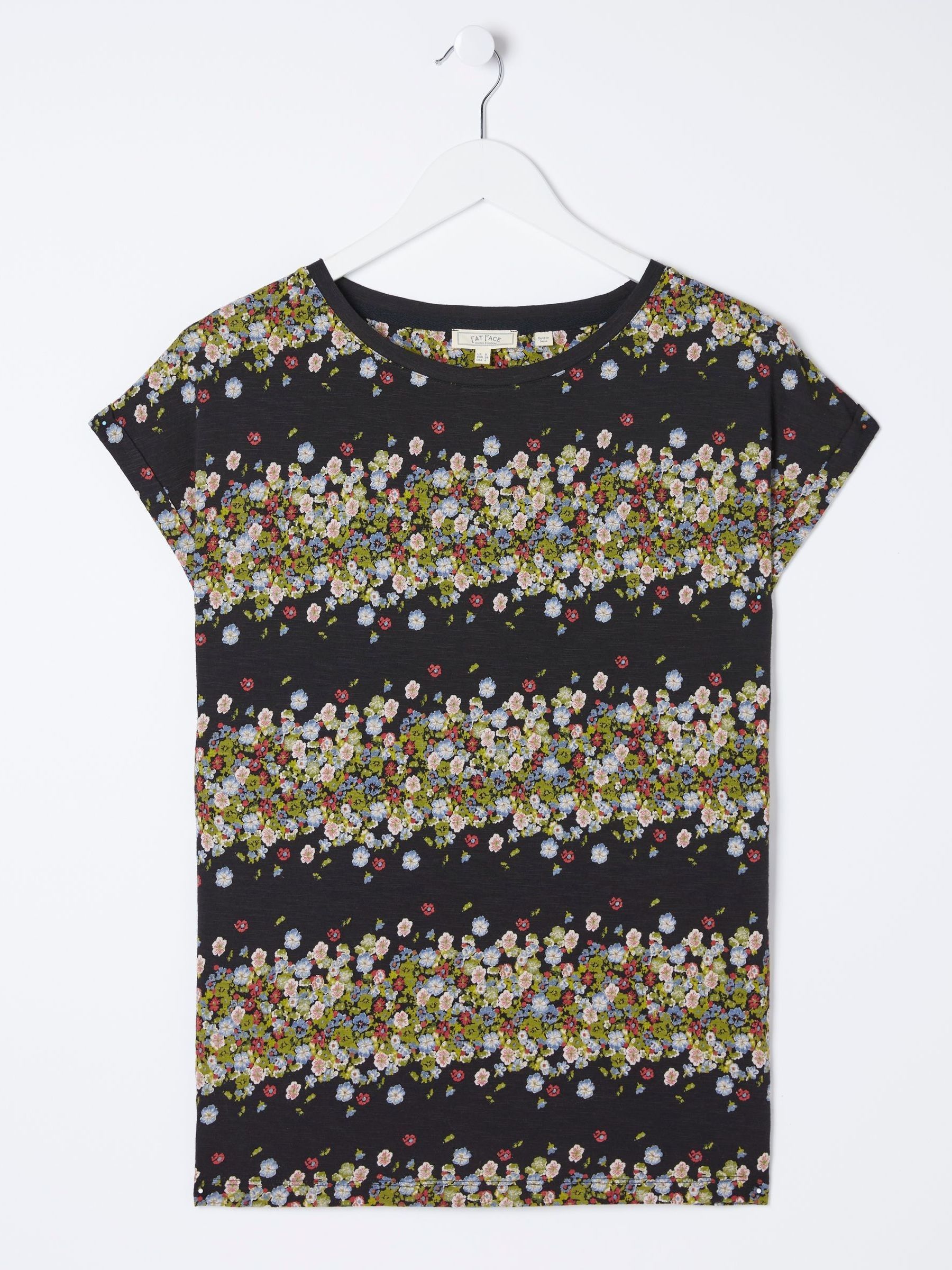 Ivy Black Scattered Ditsy T-Shirt - Image 5 of 5