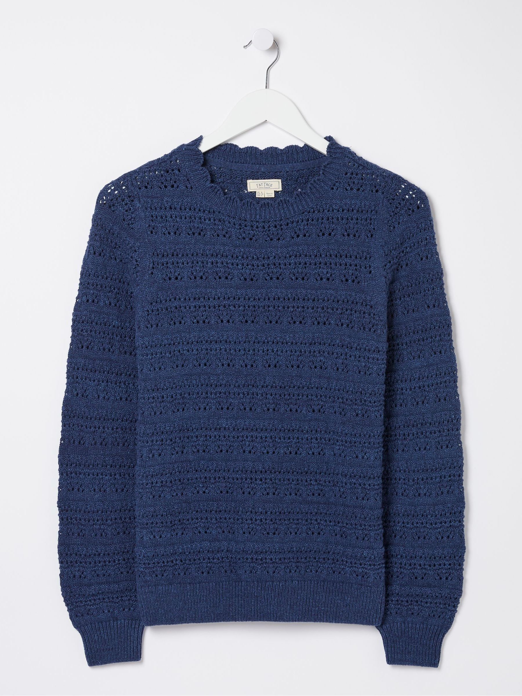 Blue Adrinenna Crew Jumper - Image 4 of 4