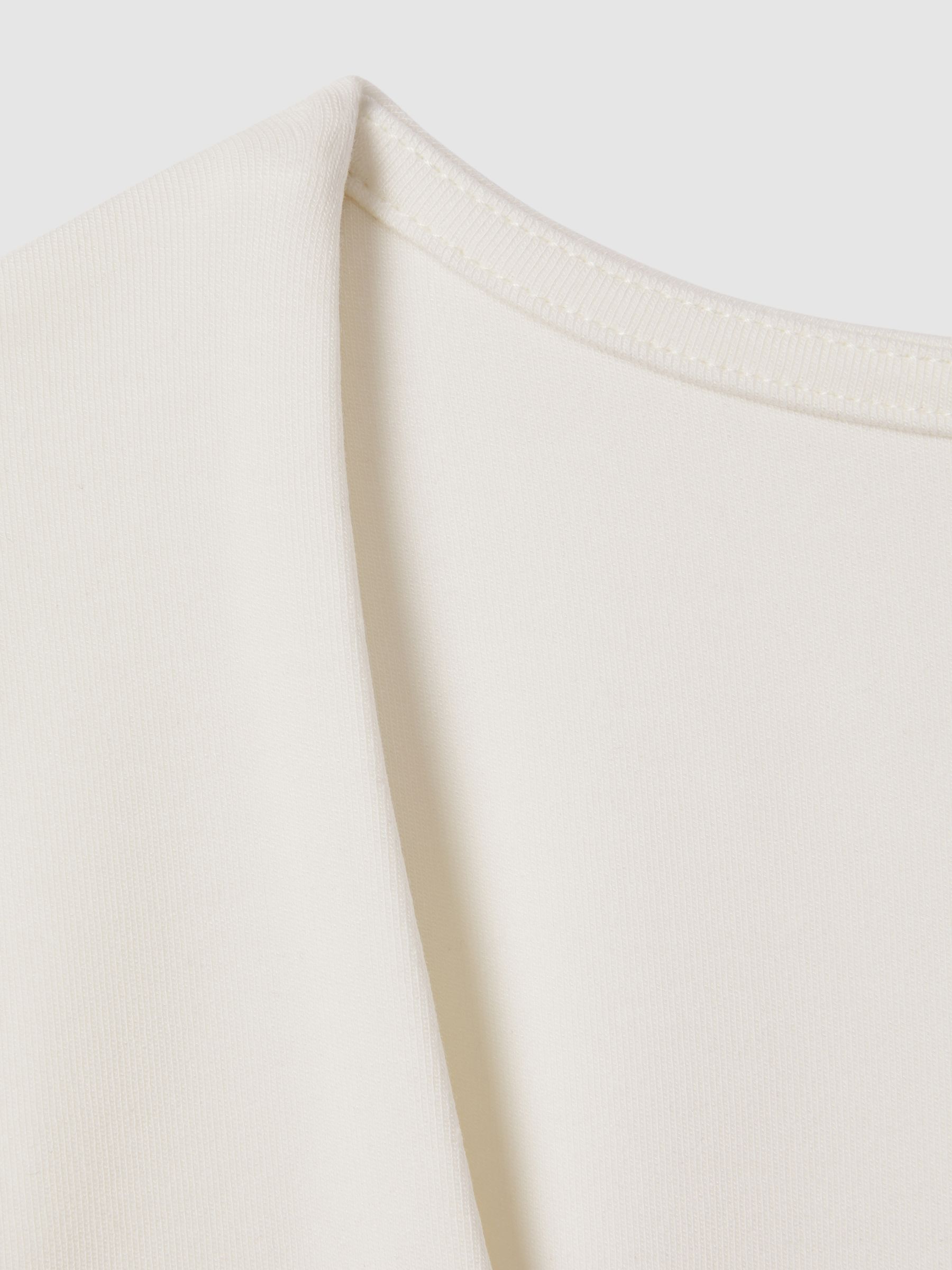 Scoop Neck Vest in Ivory - Image 6 of 6