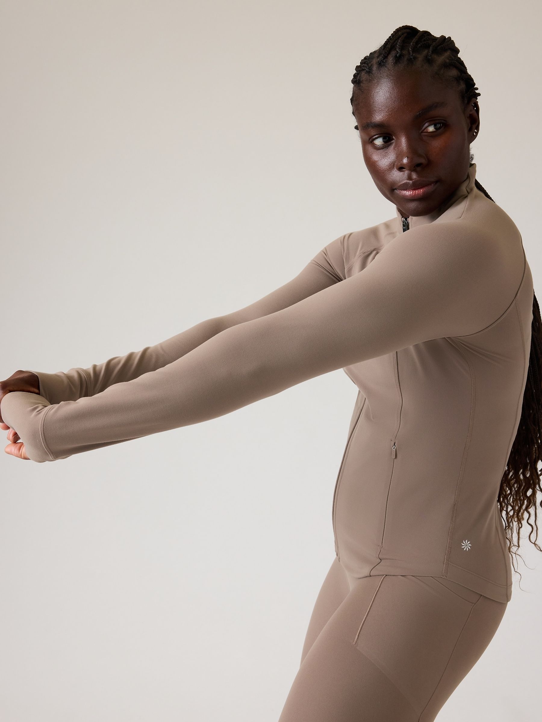 Athleta Beige Salutation Jacket - Image 3 of 5