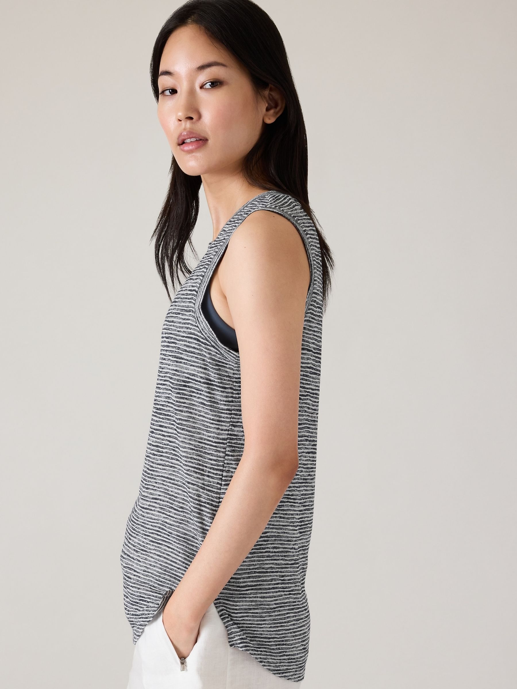 Athleta Blue Breezy Tank Top - Image 2 of 5