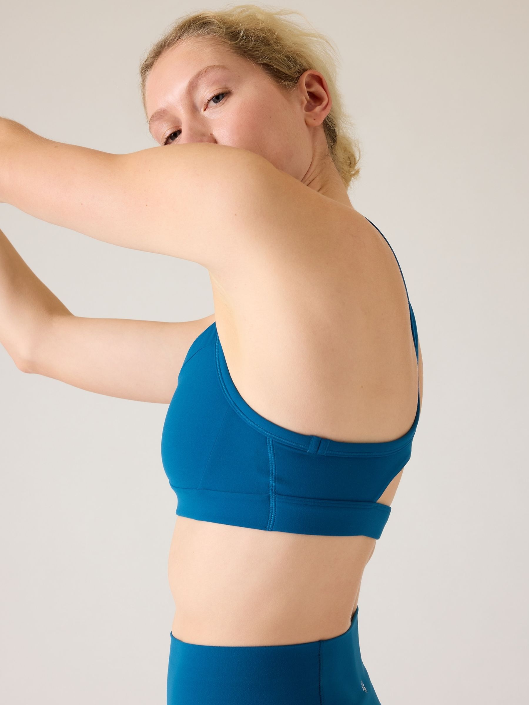 Athleta Blue A-C Cup Vital Sports Bra - Image 3 of 5