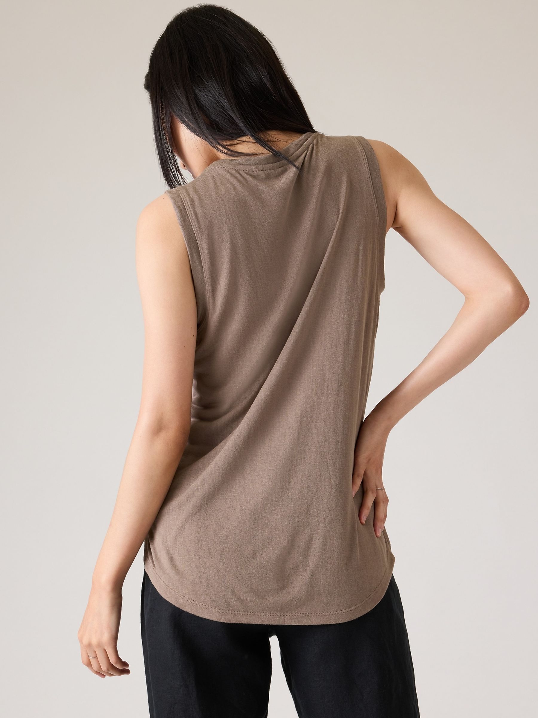 Athleta Brown Breezy Tank Top - Image 2 of 5
