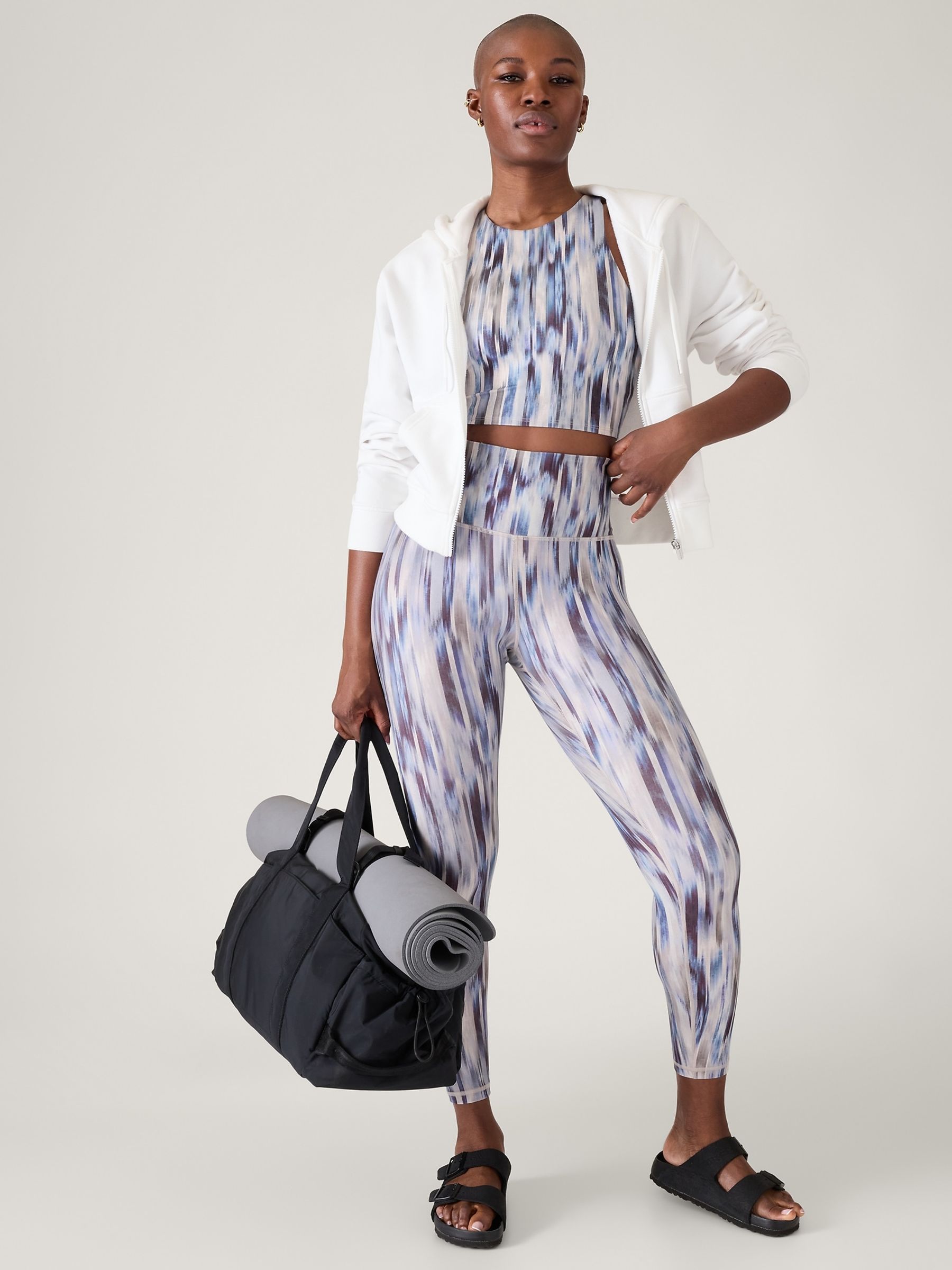 Athleta Purple Ultra High Waisted Elation 7/8 Leggings | Gap