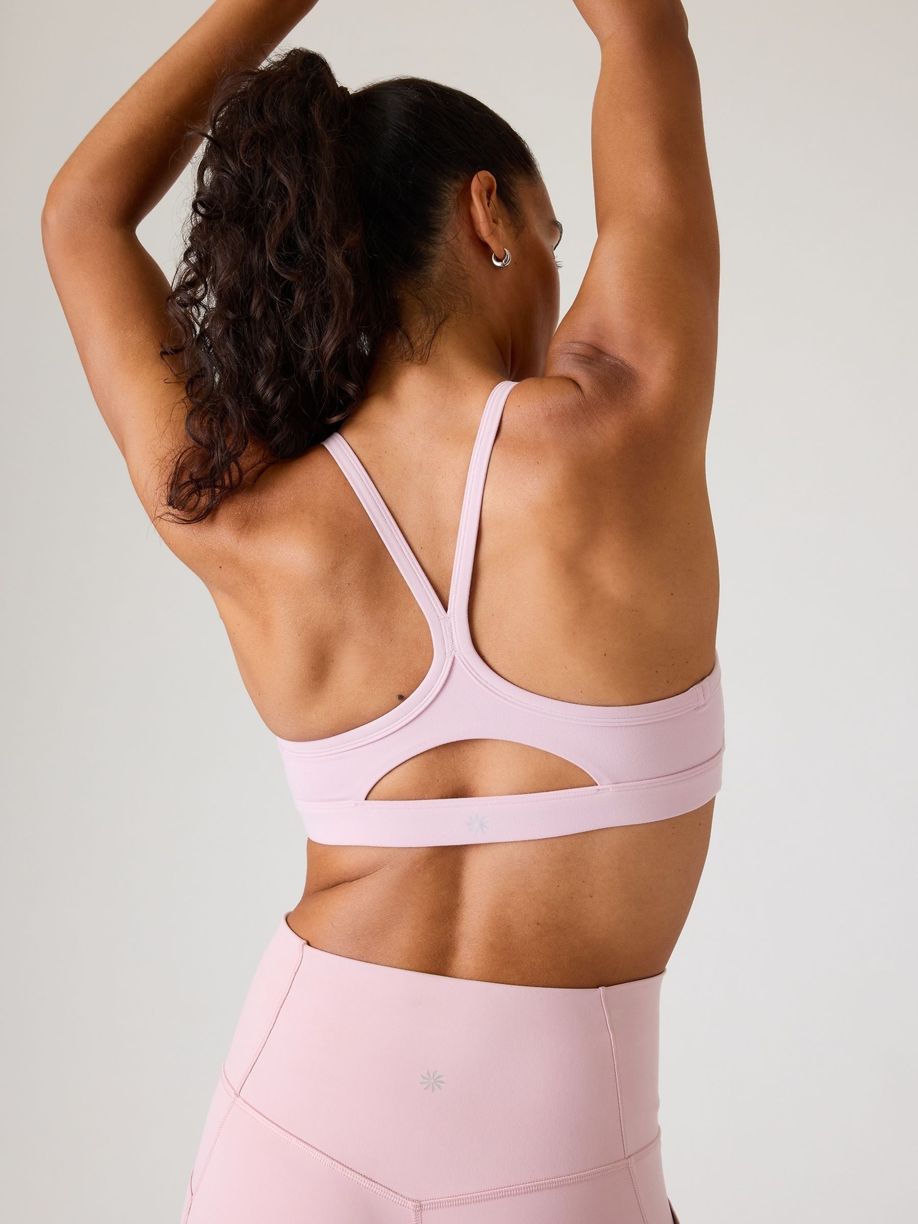 Athleta Pink A-C Cup Vital Sports Bra - Image 2 of 5