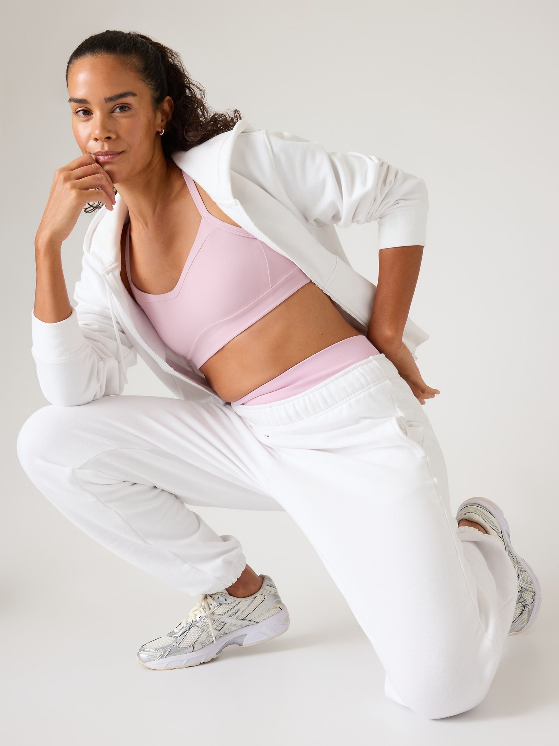 Athleta Pink A-C Cup Vital Sports Bra - Image 3 of 5
