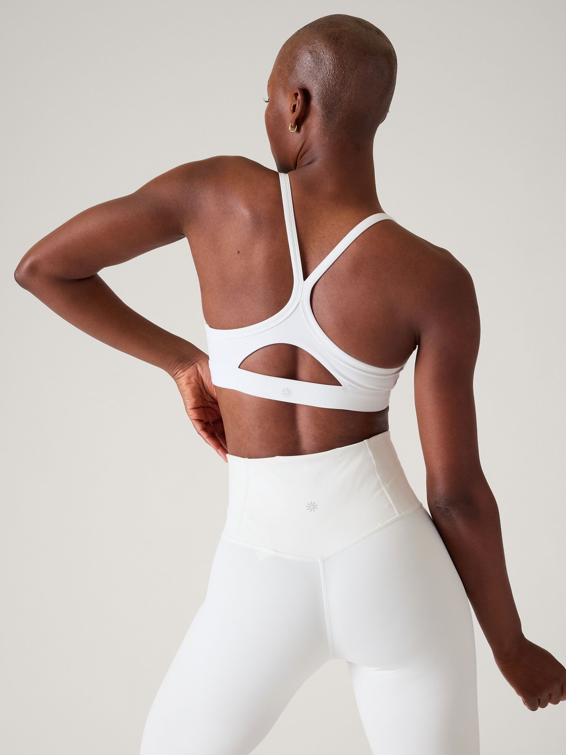 Athleta White A-C Cup Vital Sports Bra - Image 2 of 5