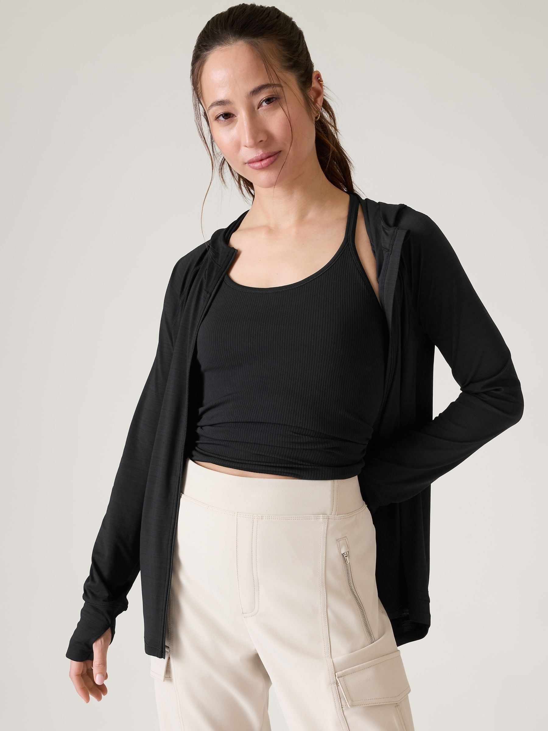Athleta Black Pacifica Illume Relaxed Jacket - Image 1 of 5