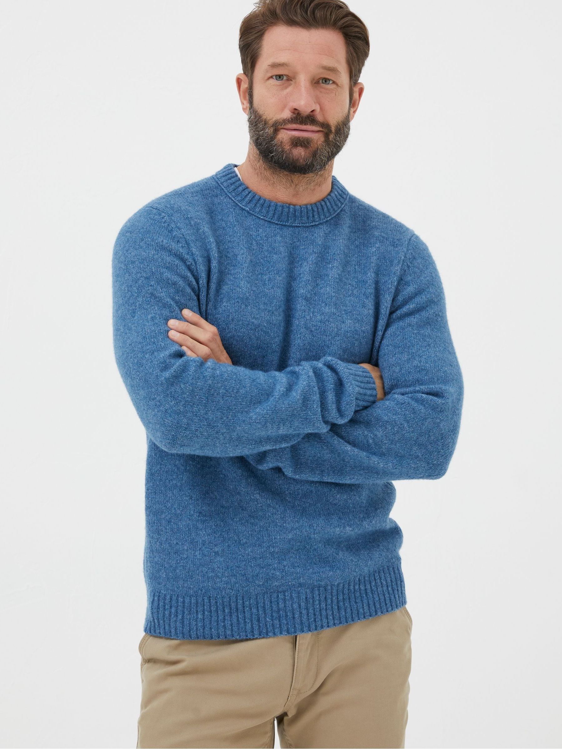 Blue Lewes Crew Jumper - Image 1 of 5