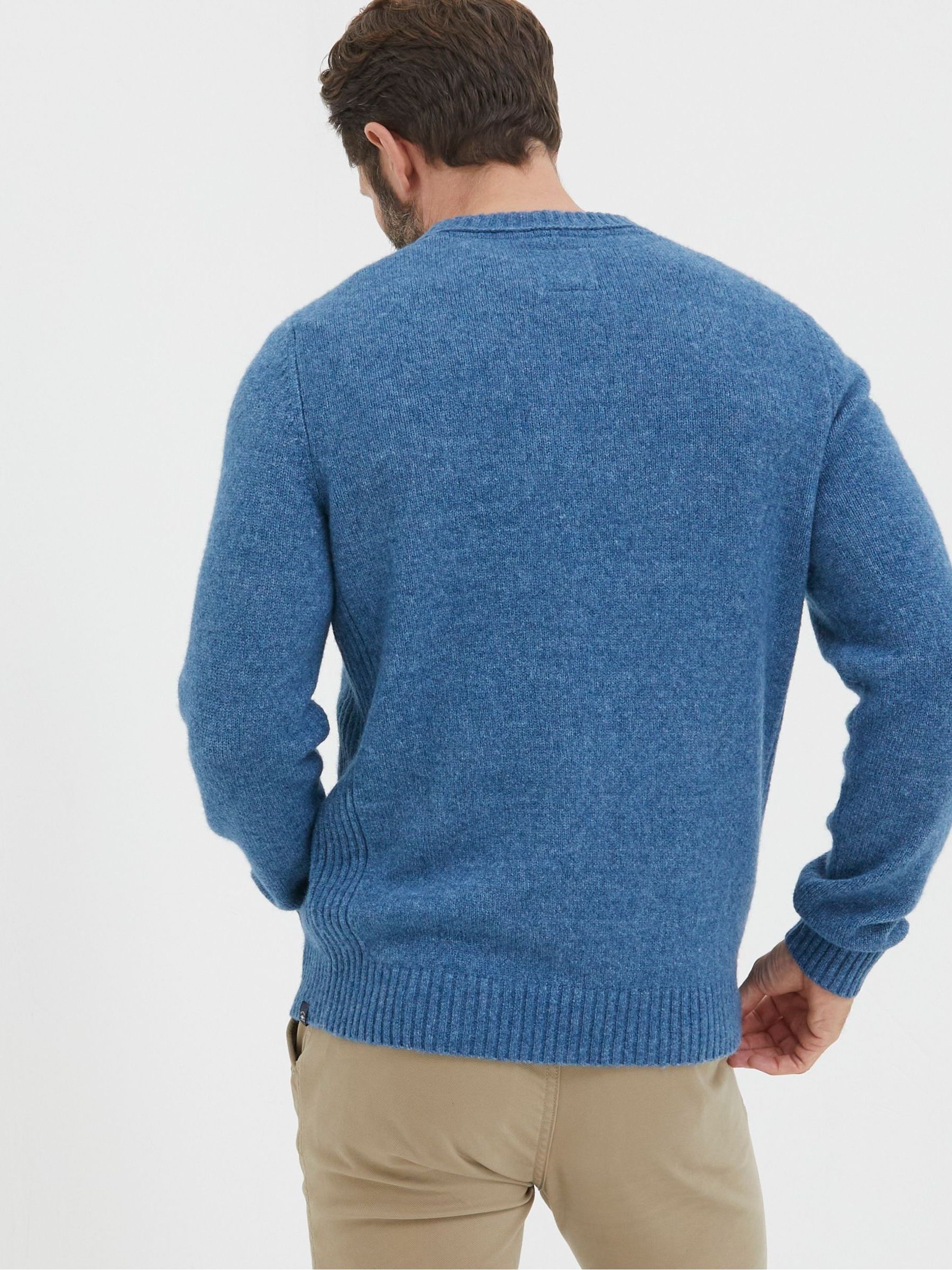 Blue Lewes Crew Jumper - Image 2 of 5