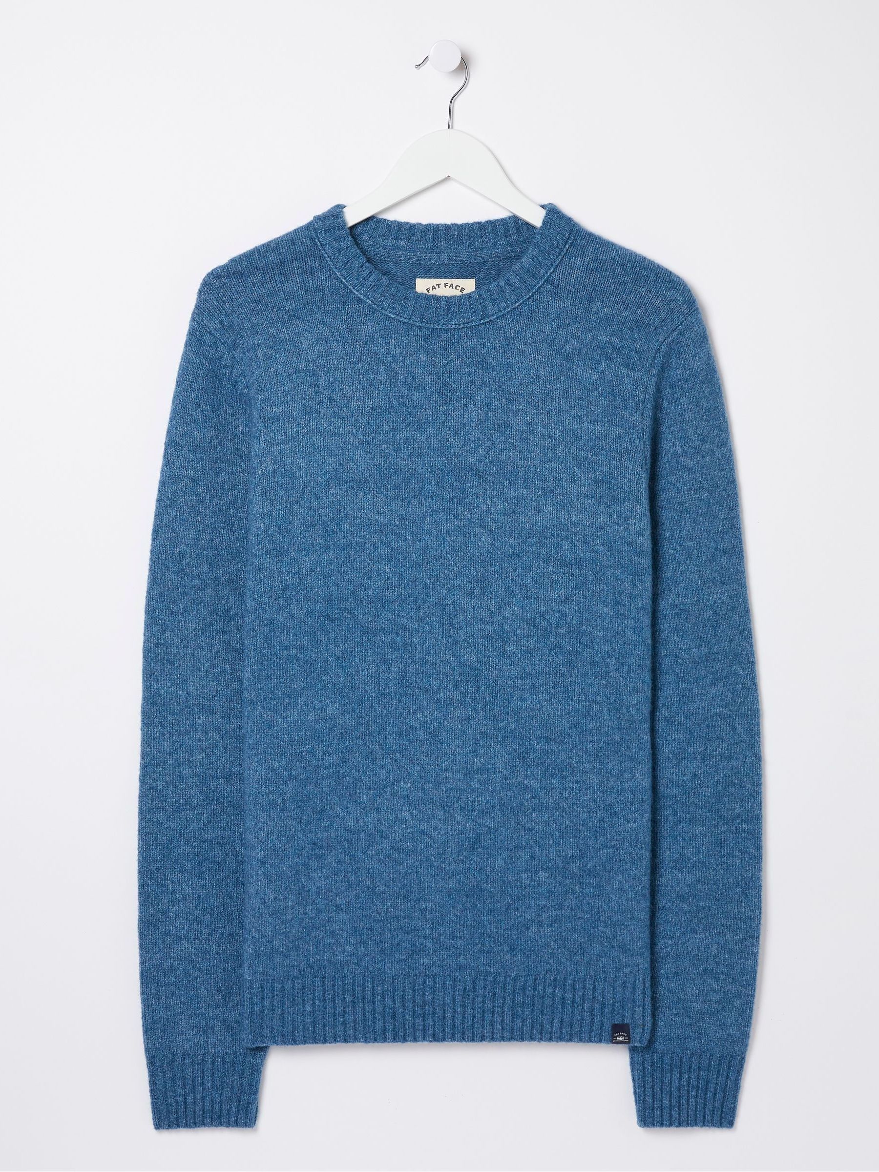 Blue Lewes Crew Jumper - Image 5 of 5