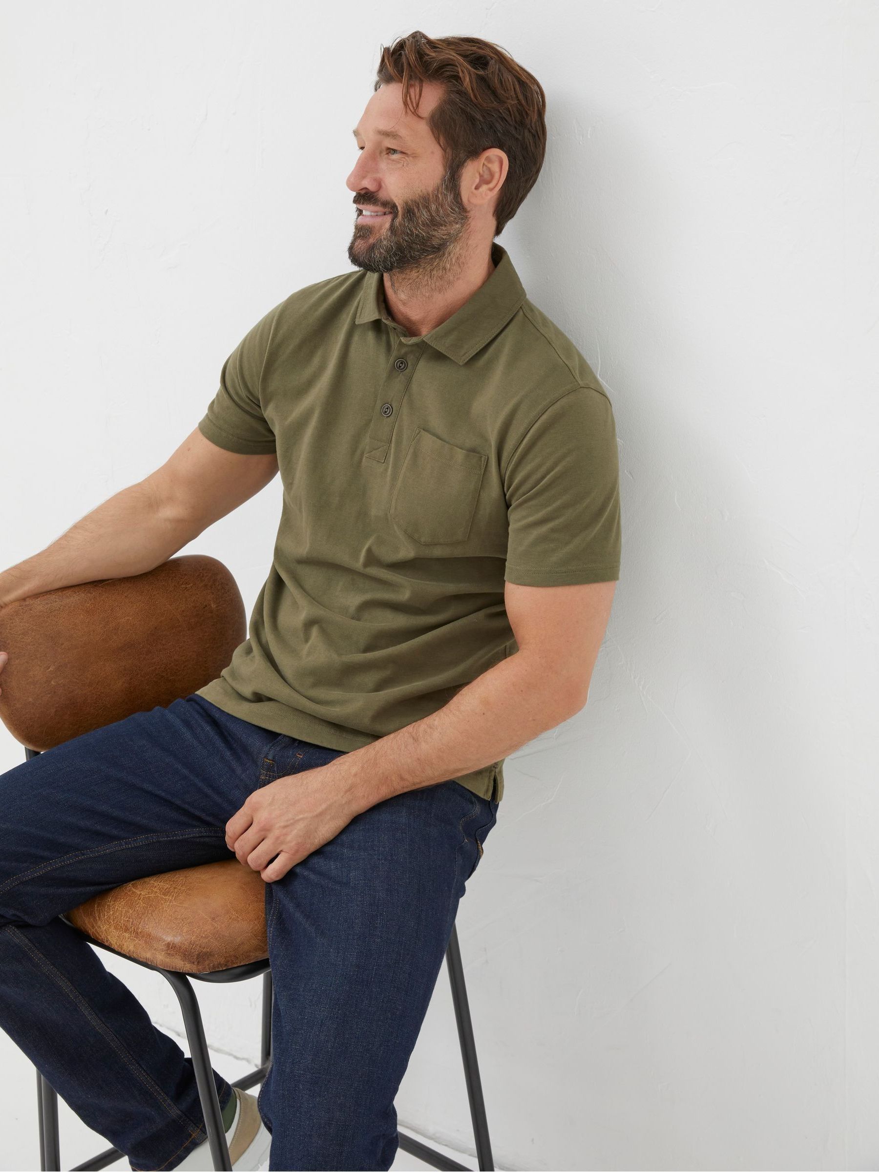 Green Perranporth Polo Shirt - Image 1 of 5