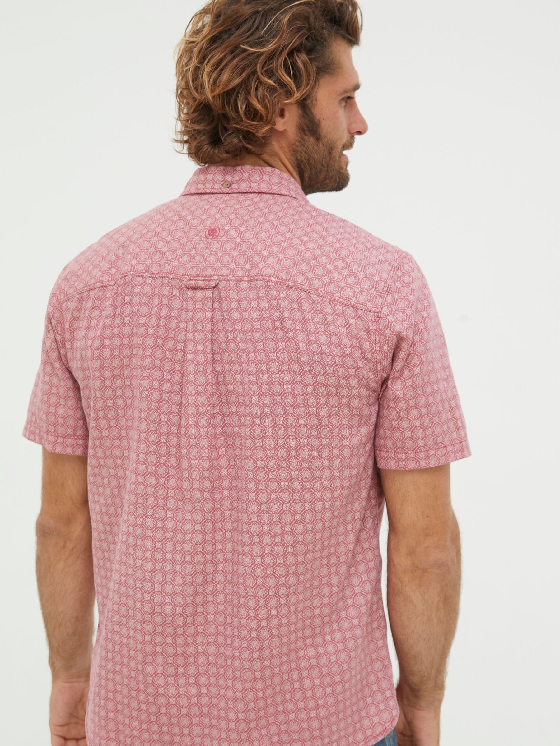 Pink Linear Print Shirt - Image 2 of 3
