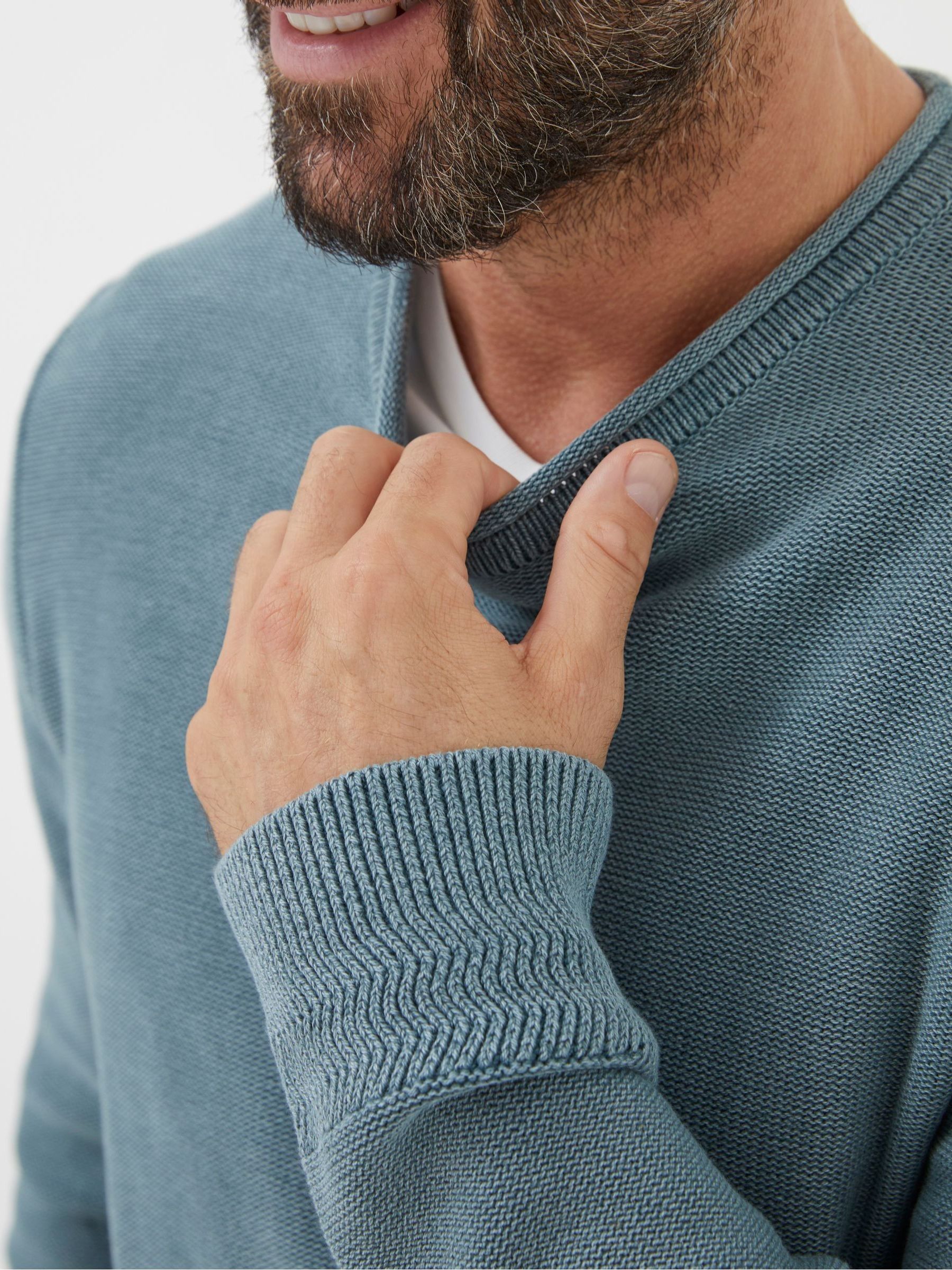 Berwick Green Washed Crew Jumper - Image 5 of 6