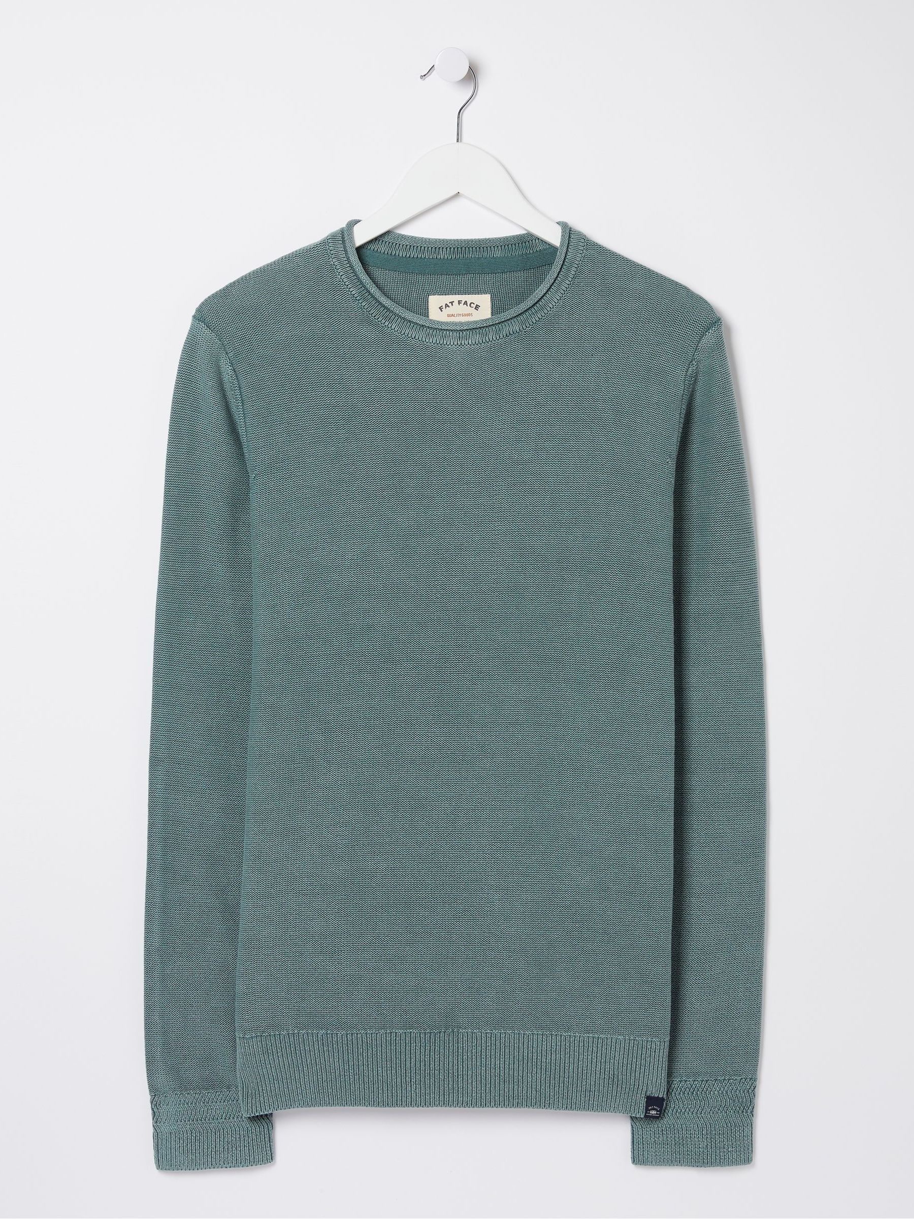 Berwick Green Washed Crew Jumper - Image 6 of 6