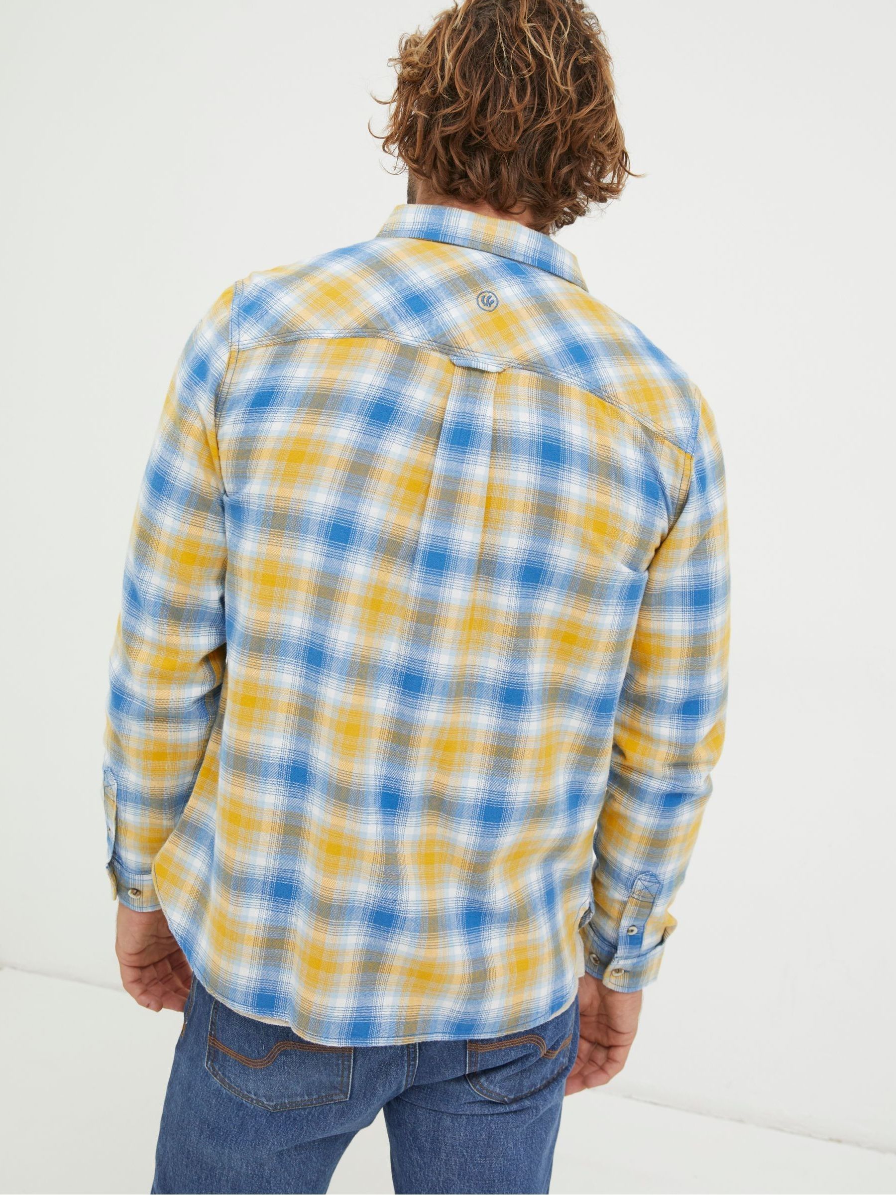 Walby Yellow Check Shirt - Image 2 of 5