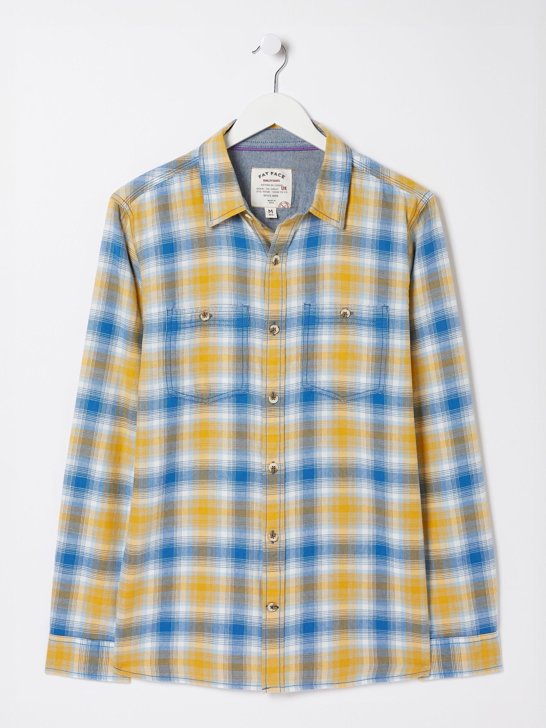 Walby Yellow Check Shirt - Image 5 of 5
