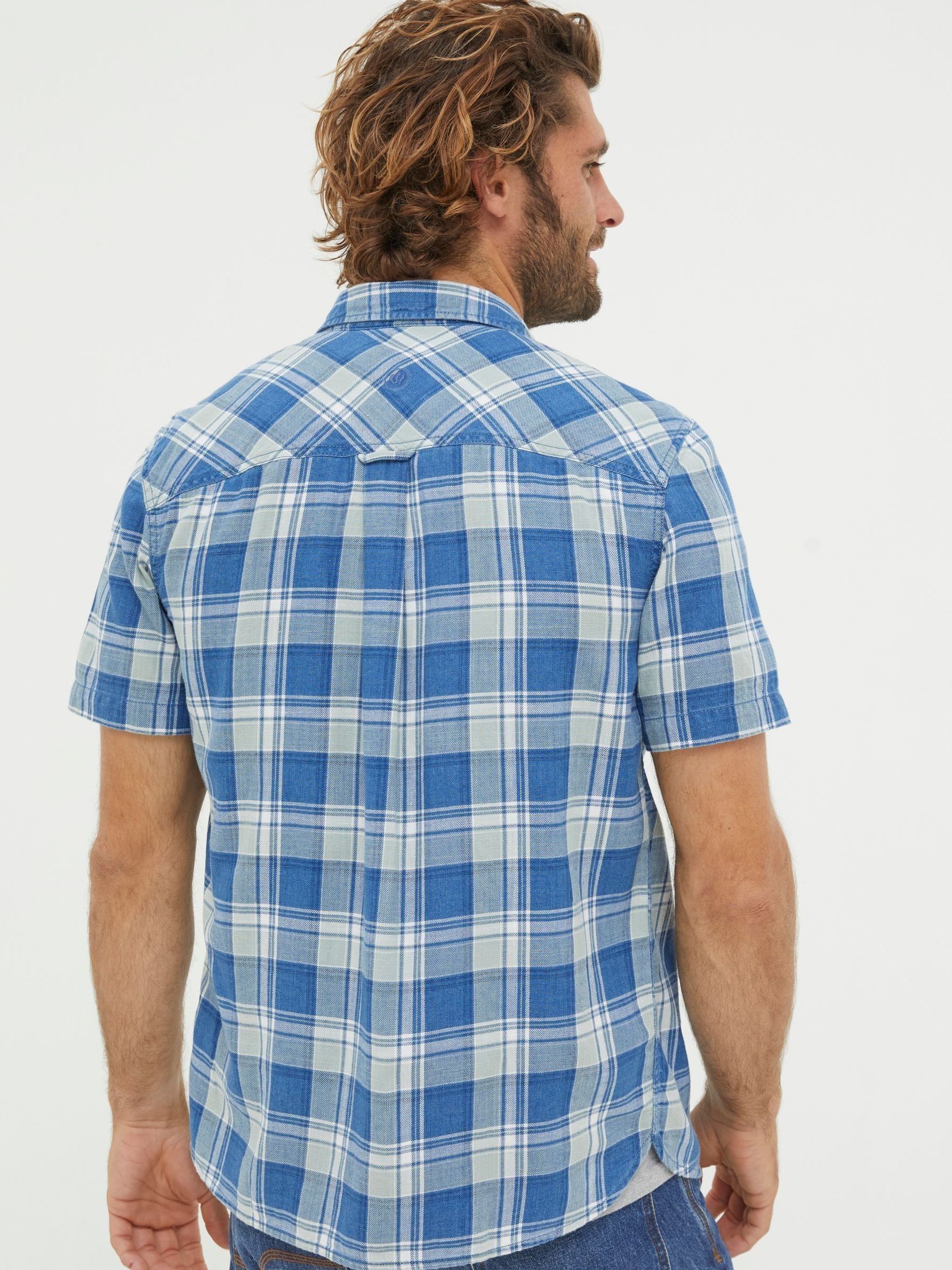 Bodmin Blue Indigo Check Shirt - Image 2 of 4