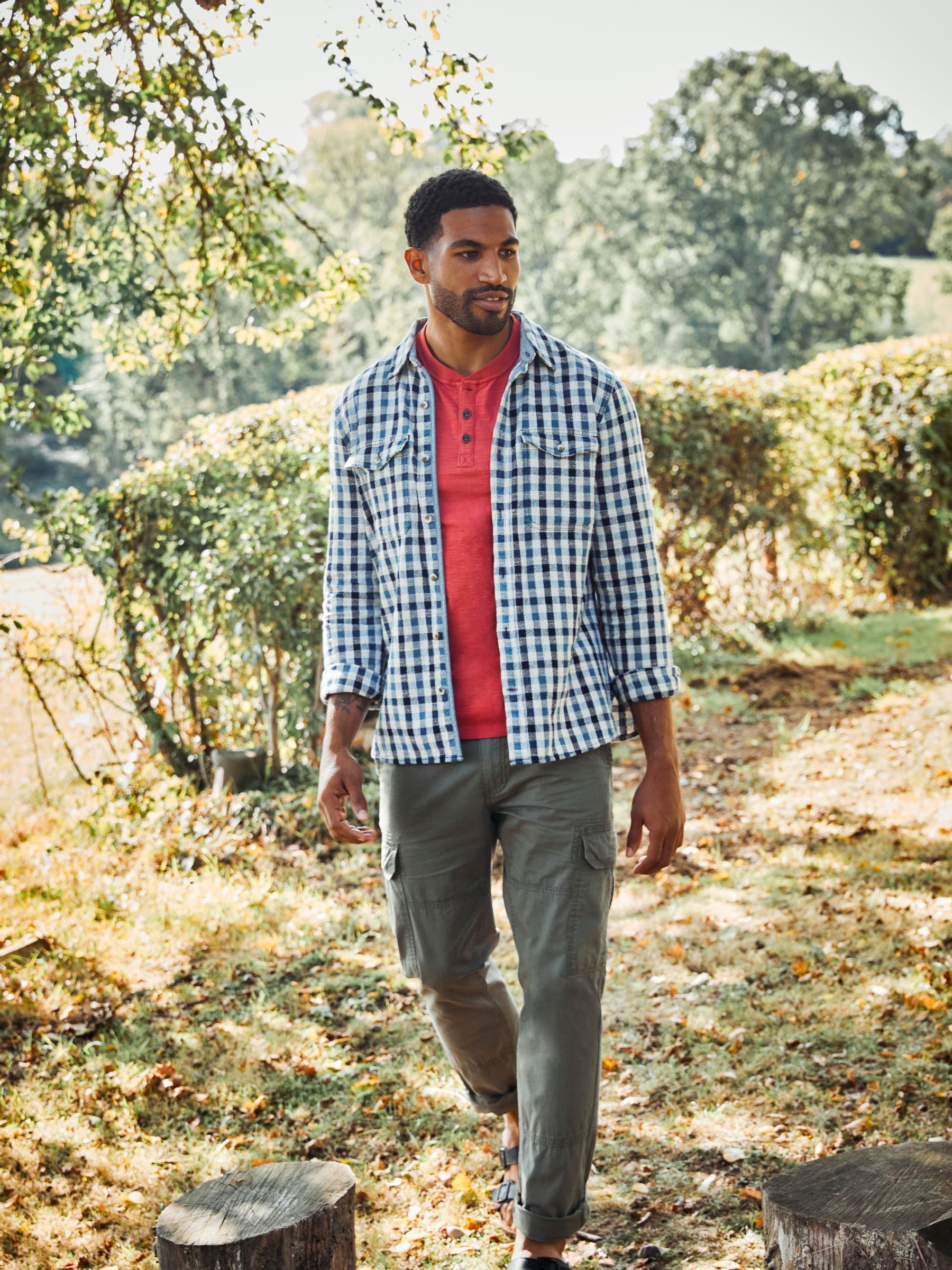 Blue Buxley Check Shirt - Image 1 of 6