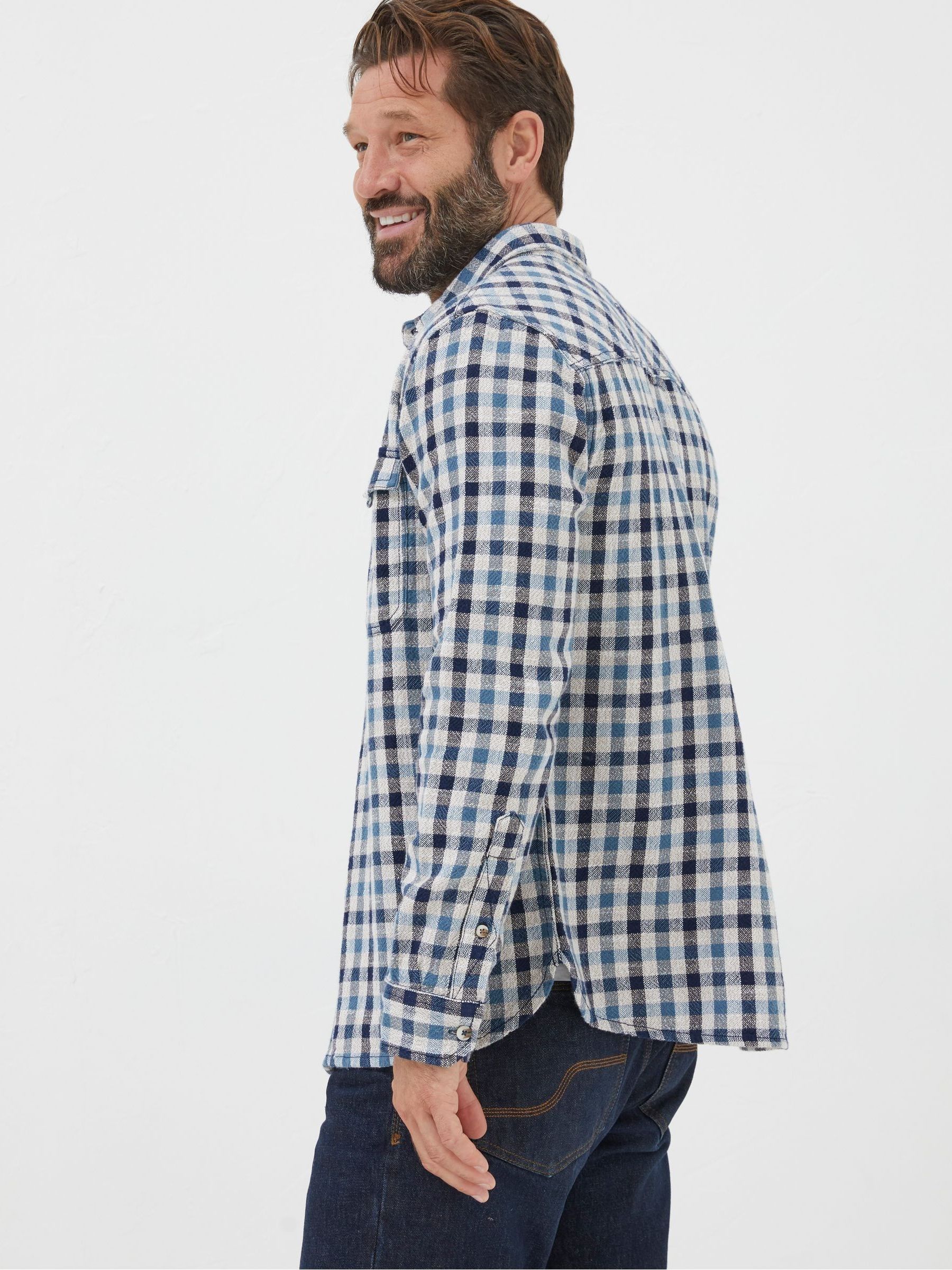 Blue Buxley Check Shirt - Image 3 of 6