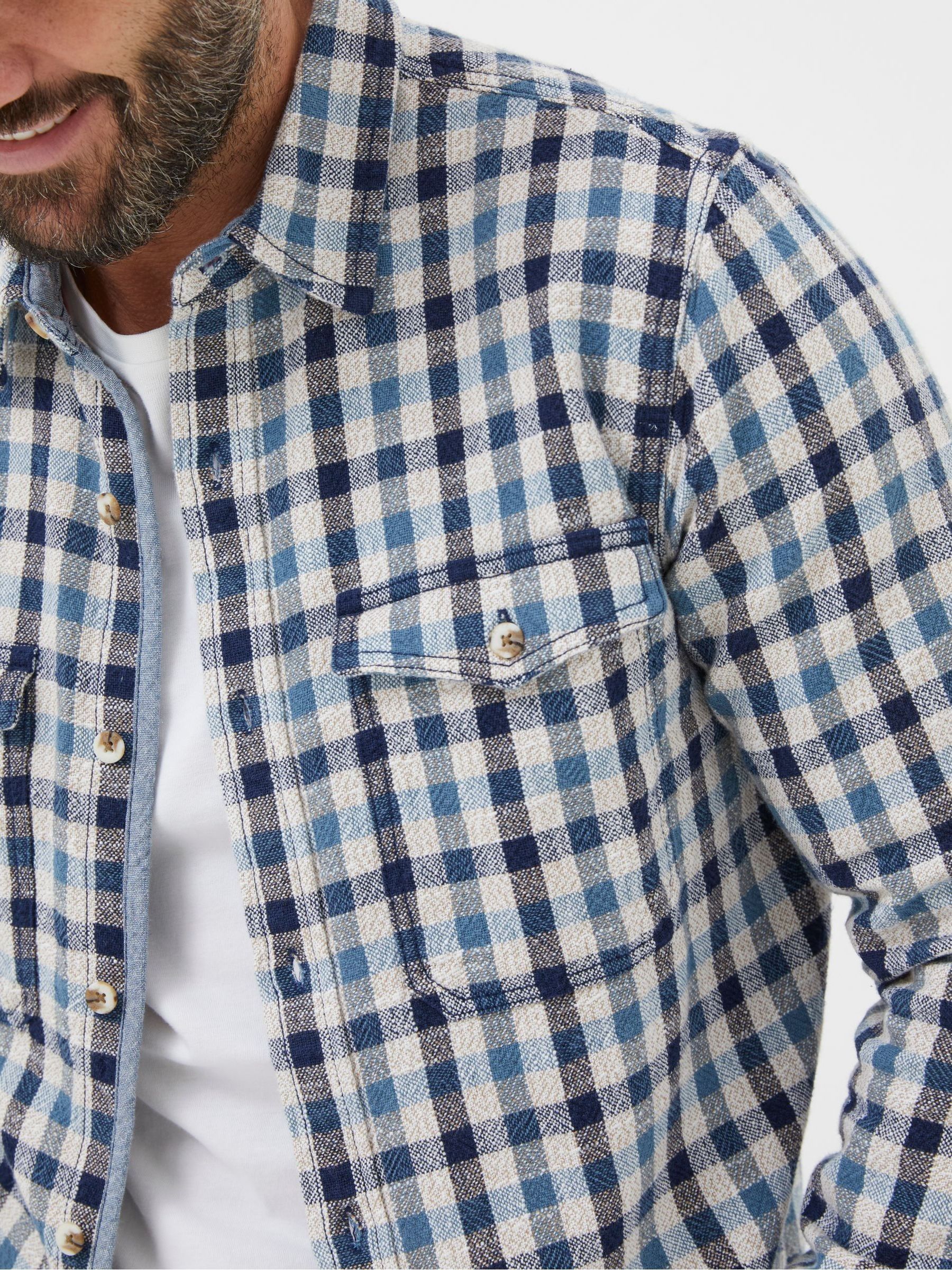 Blue Buxley Check Shirt - Image 5 of 6