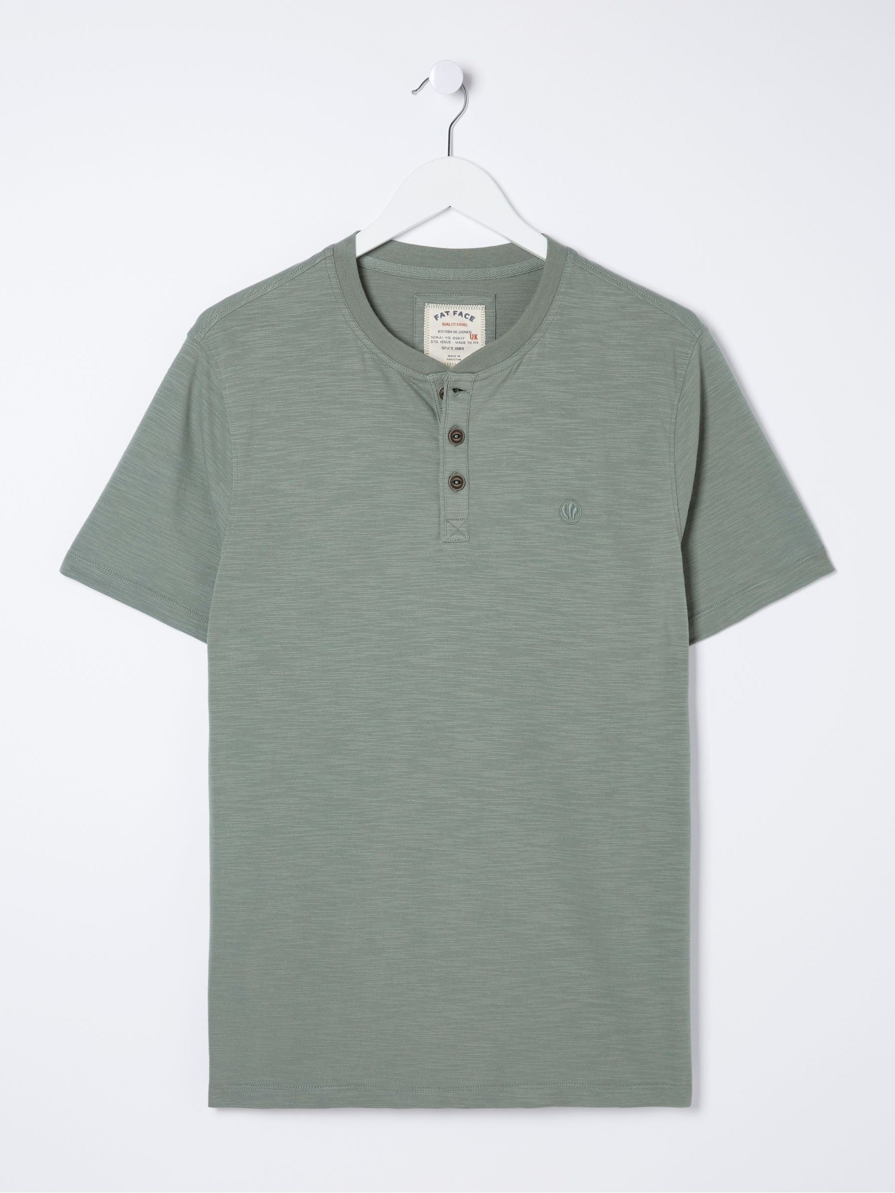 Green Woodside Slub Henley - Image 5 of 5