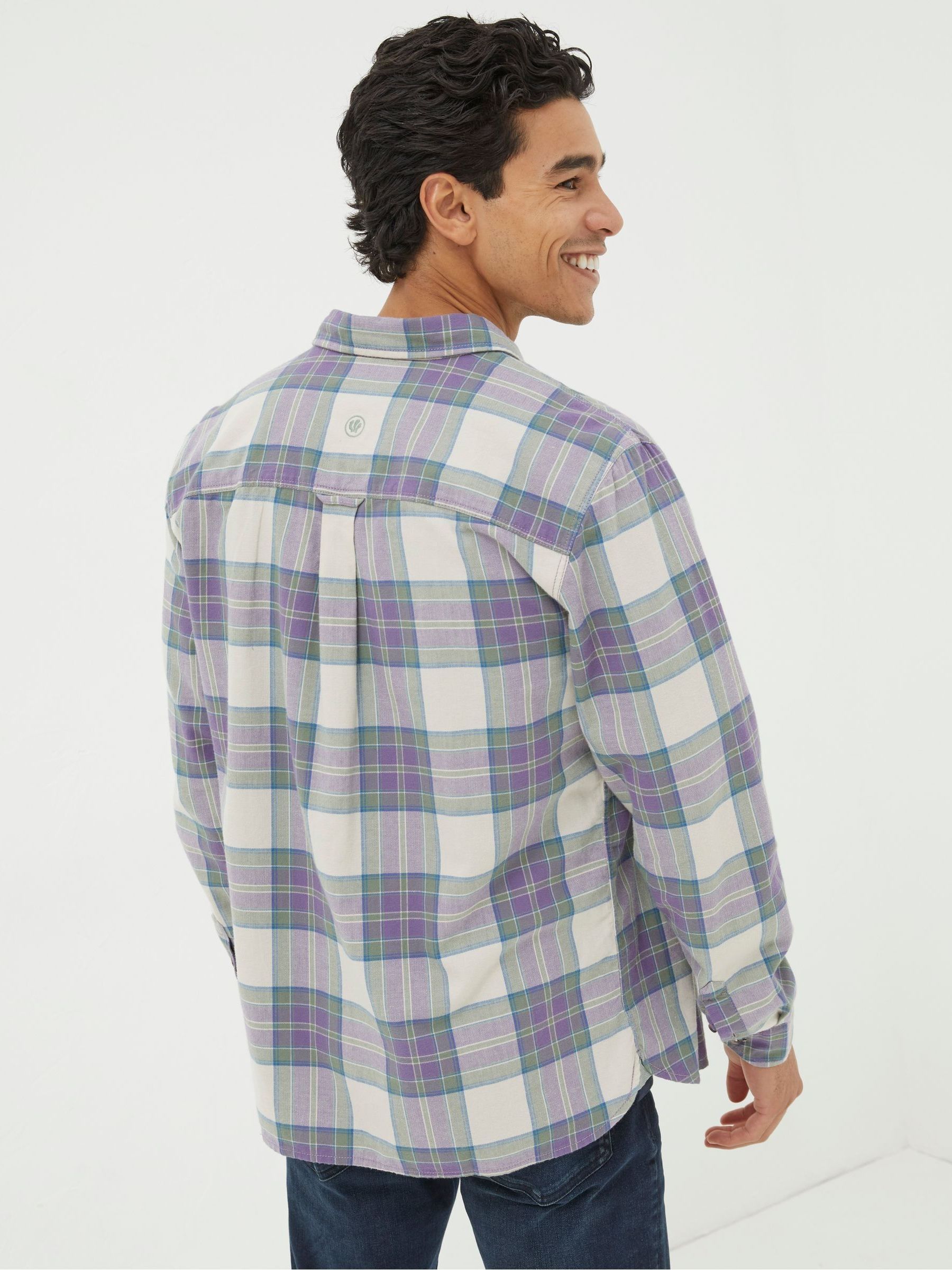 Frensham Purple Check Shirt - Image 2 of 5