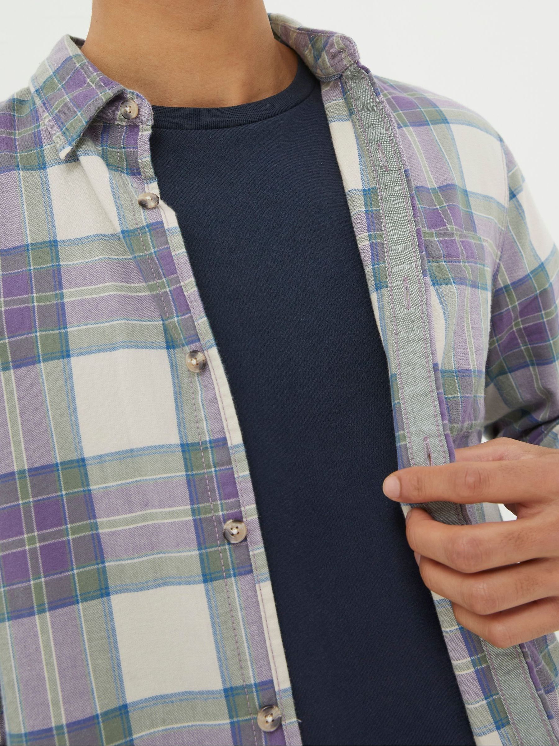 Frensham Purple Check Shirt - Image 4 of 5