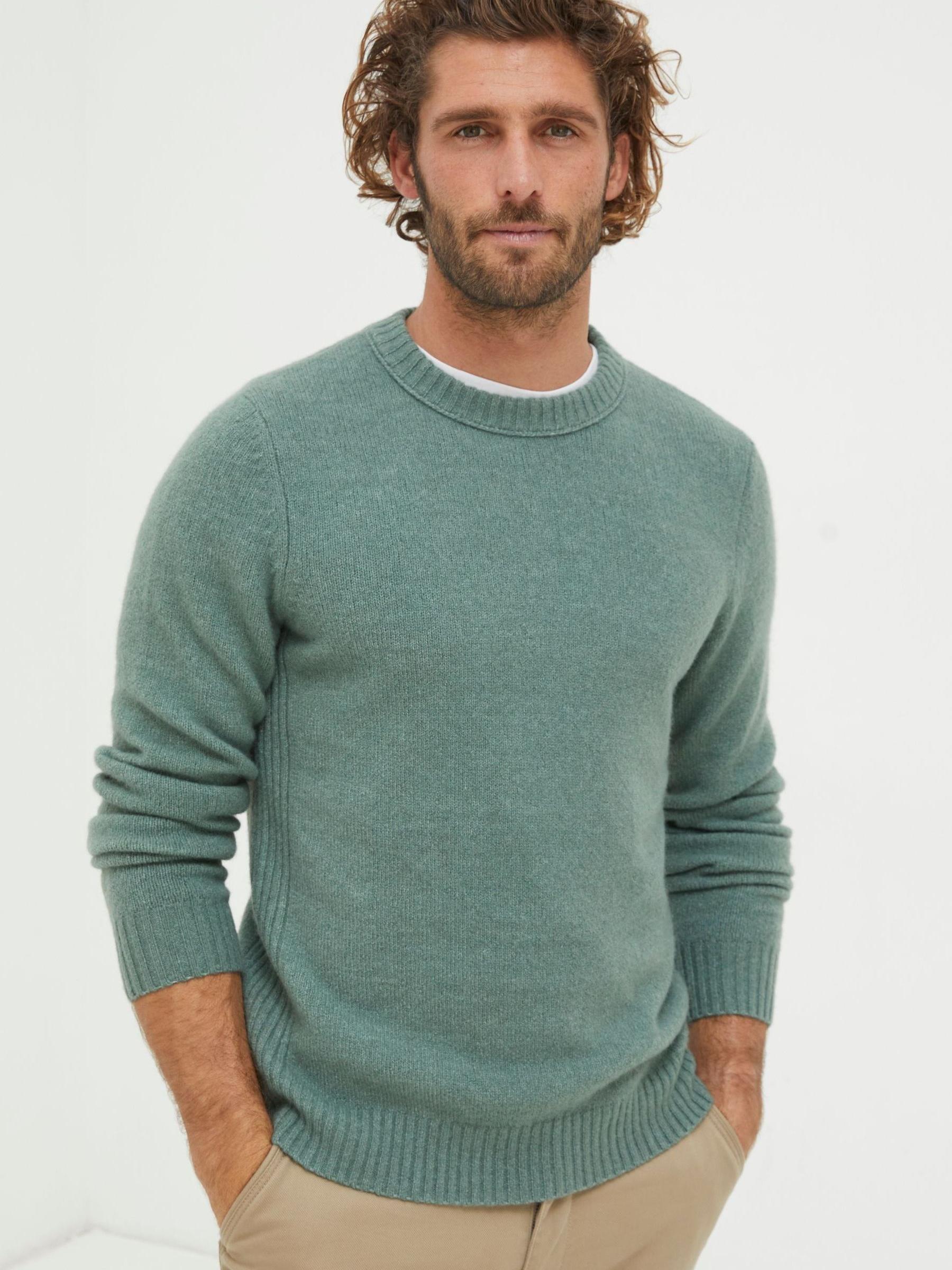 Green Crew Jumper - Image 1 of 4