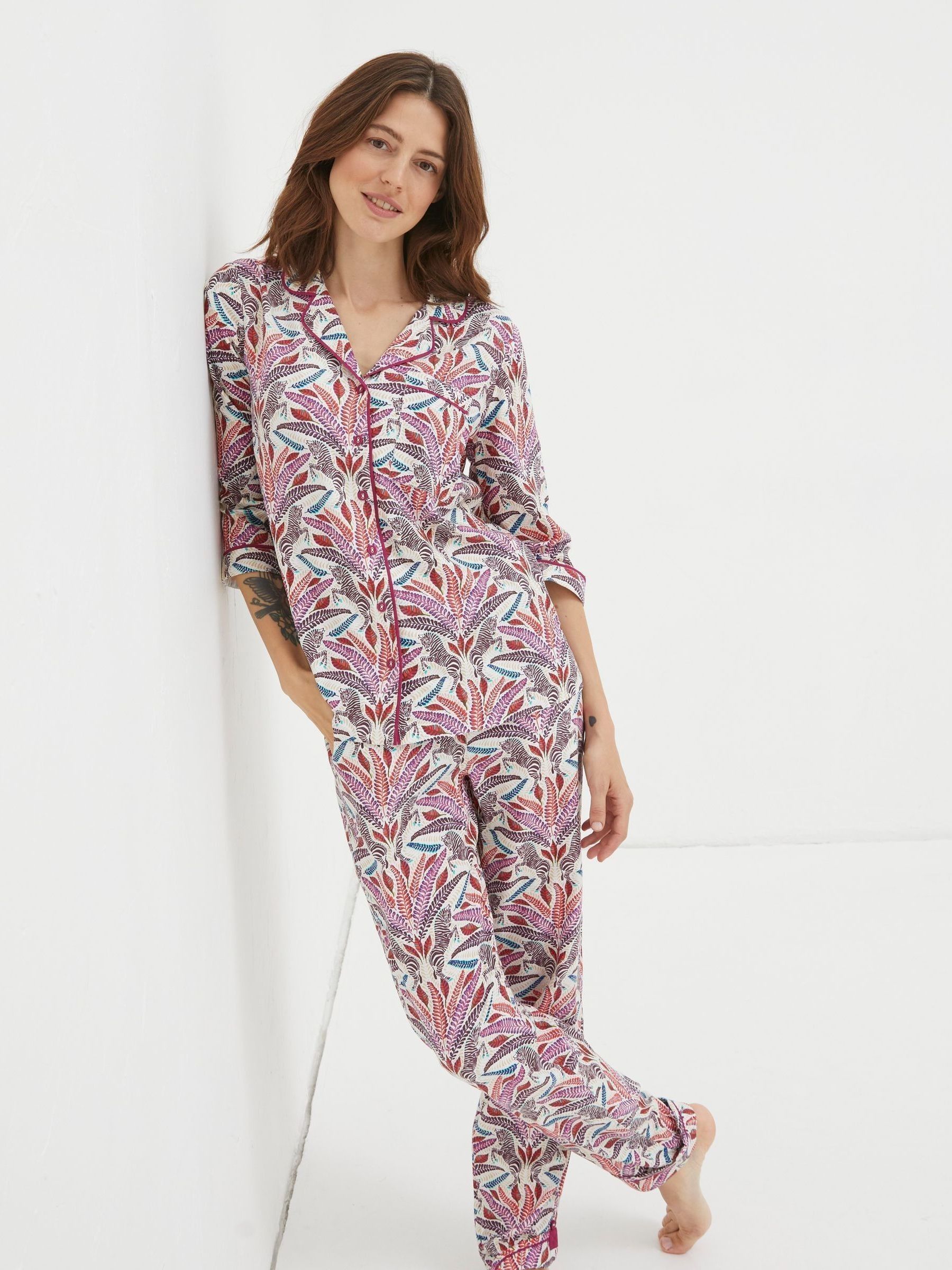 Zebra Multi Pyjamas Shirt | FatFace