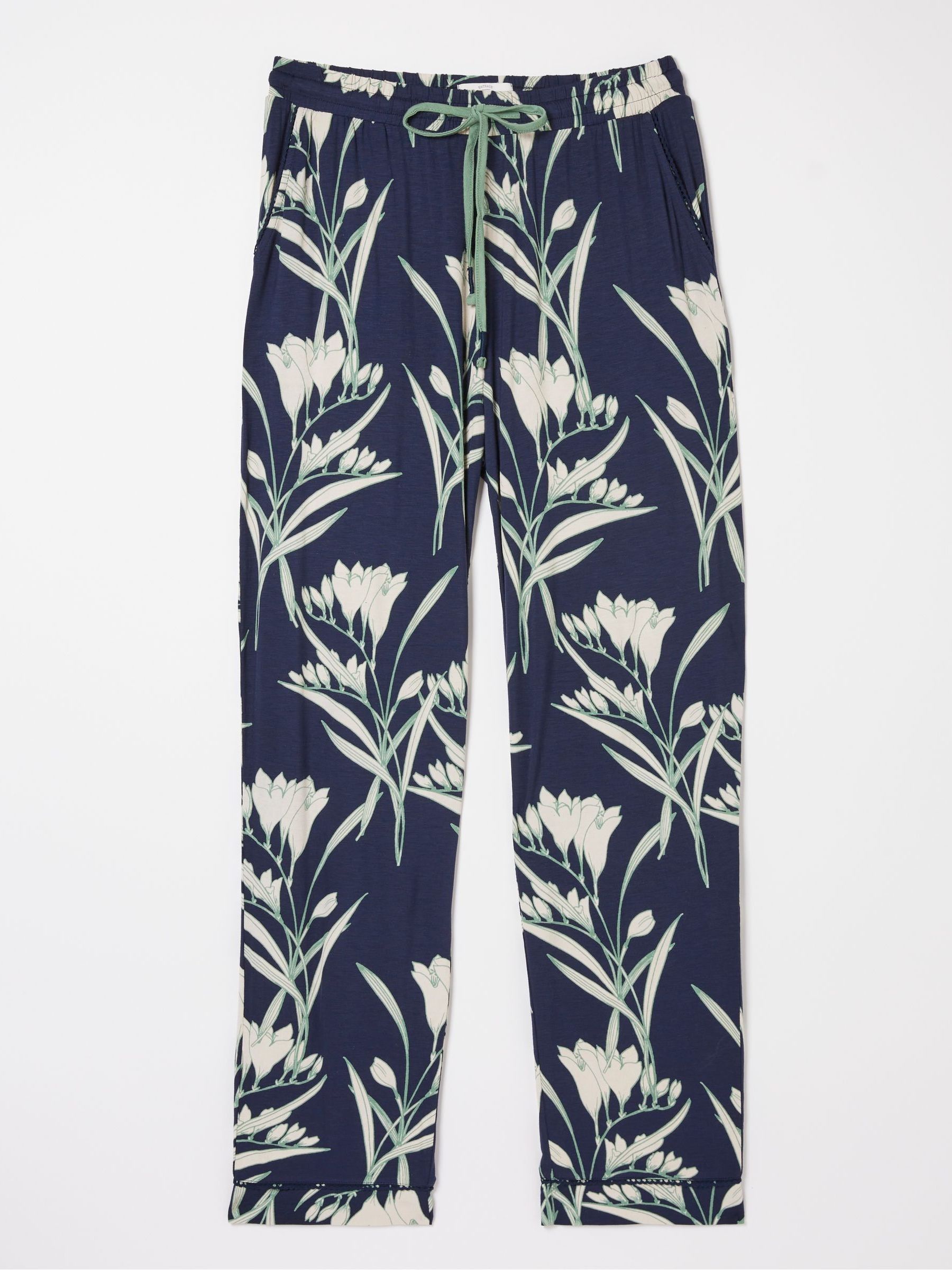 Blue Eva Spring Blooms Jersey Pyjamas - Image 5 of 5