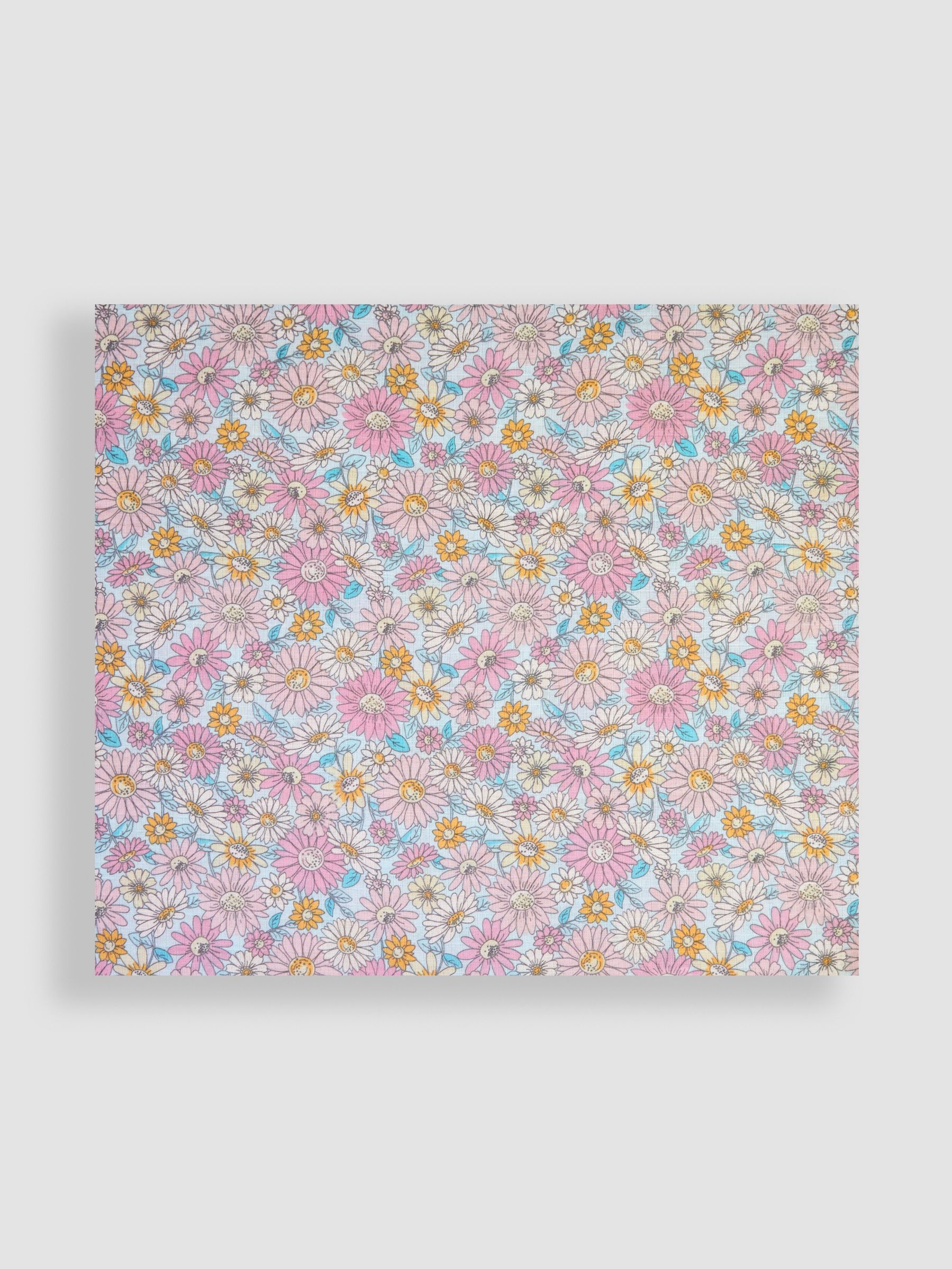 Blue Floral Extra Large Muslin - Image 2 of 3