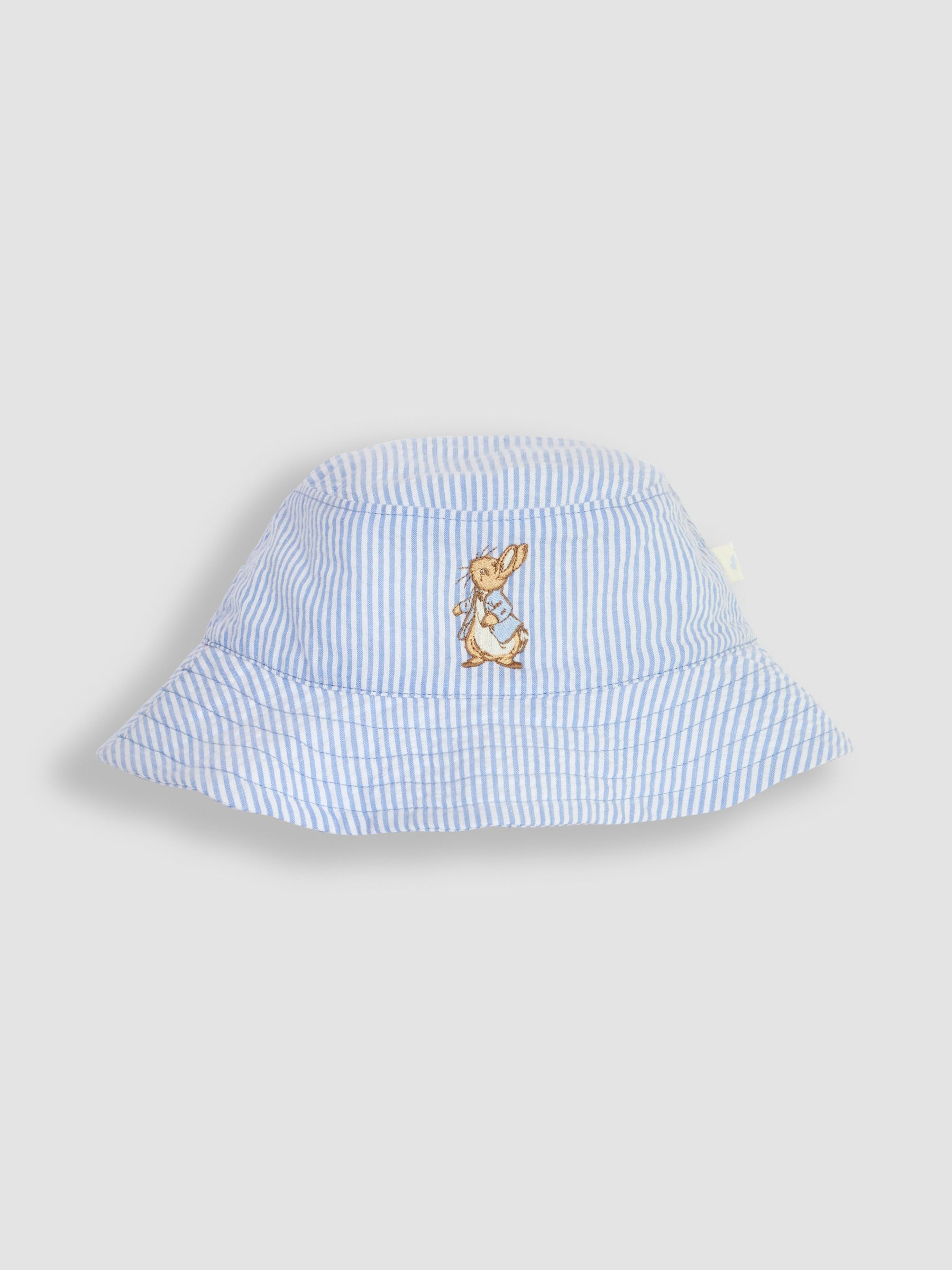 Peter Rabbit Embroidered Sun Hat in Blue - Image 1 of 3