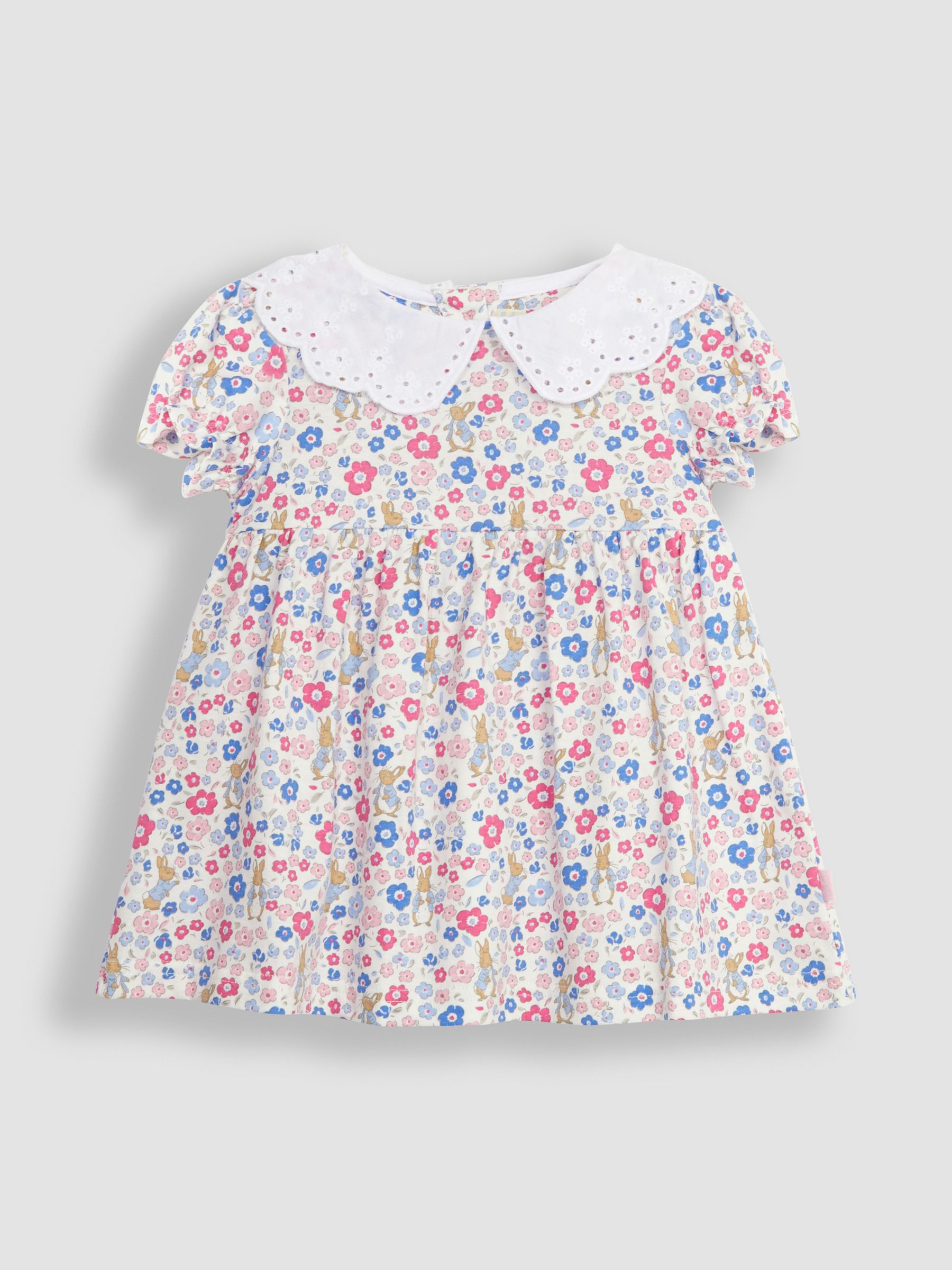 Pink 2-Piece Floral Peter Rabbit Top & Shorts Set - Image 4 of 7