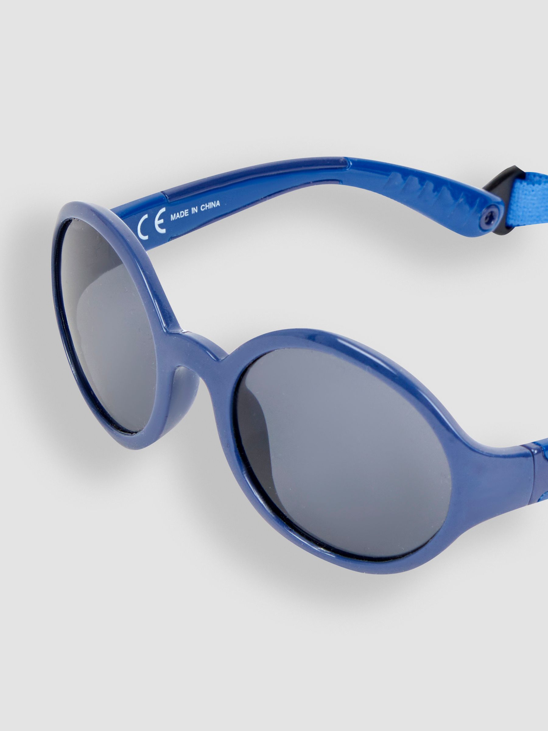 Blue Flexible Sunglasses With Strap - Image 2 of 3