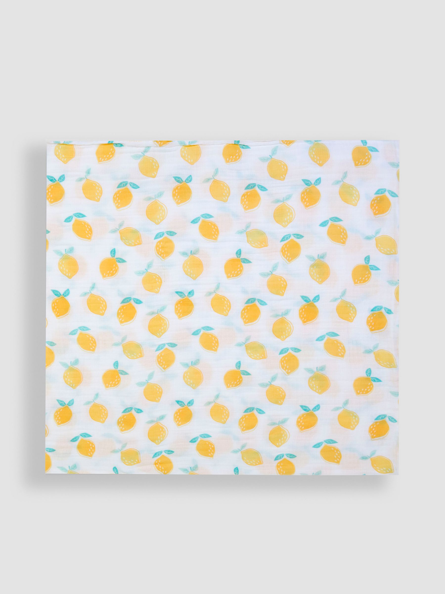 Yellow Lemons Extra Large Muslin - Image 2 of 3