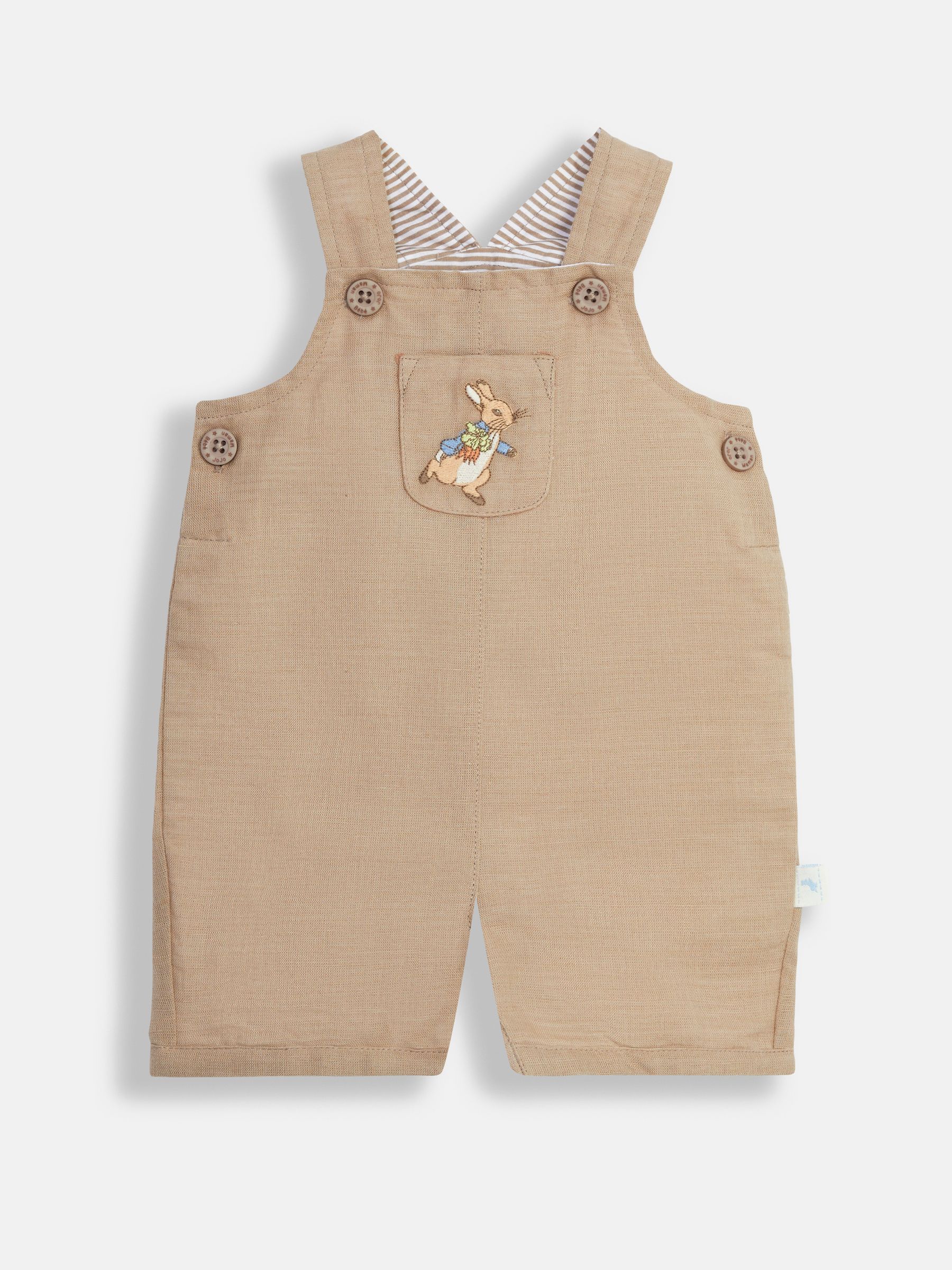 Natural 2-Piece Peter Rabbit Dungarees & Body Set - Image 2 of 6