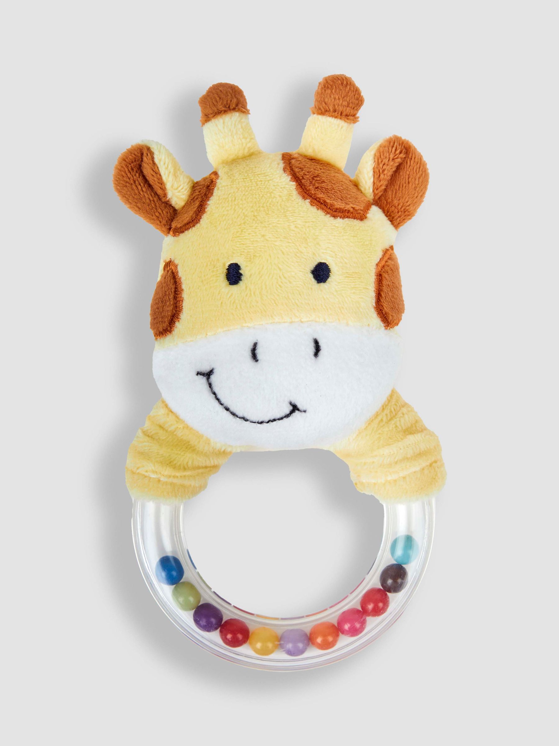 Yellow Bead Ring Rattle - Image 1 of 2