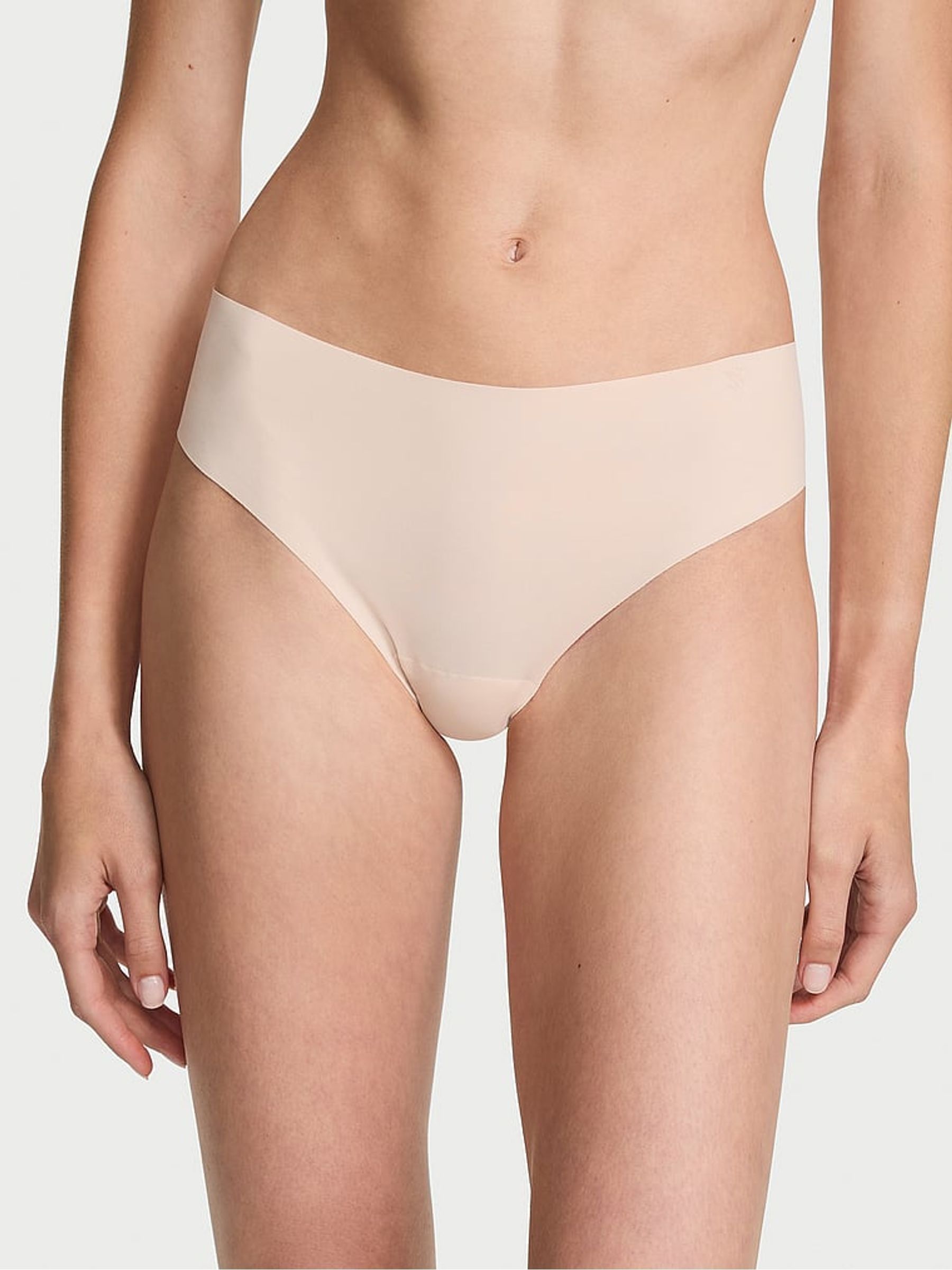 Marzipan Nude Thong Mid-Rise Knickers - Image 1 of 2 Marzipan Nude Thong Mid-Rise Knickers - Image 1 of 2