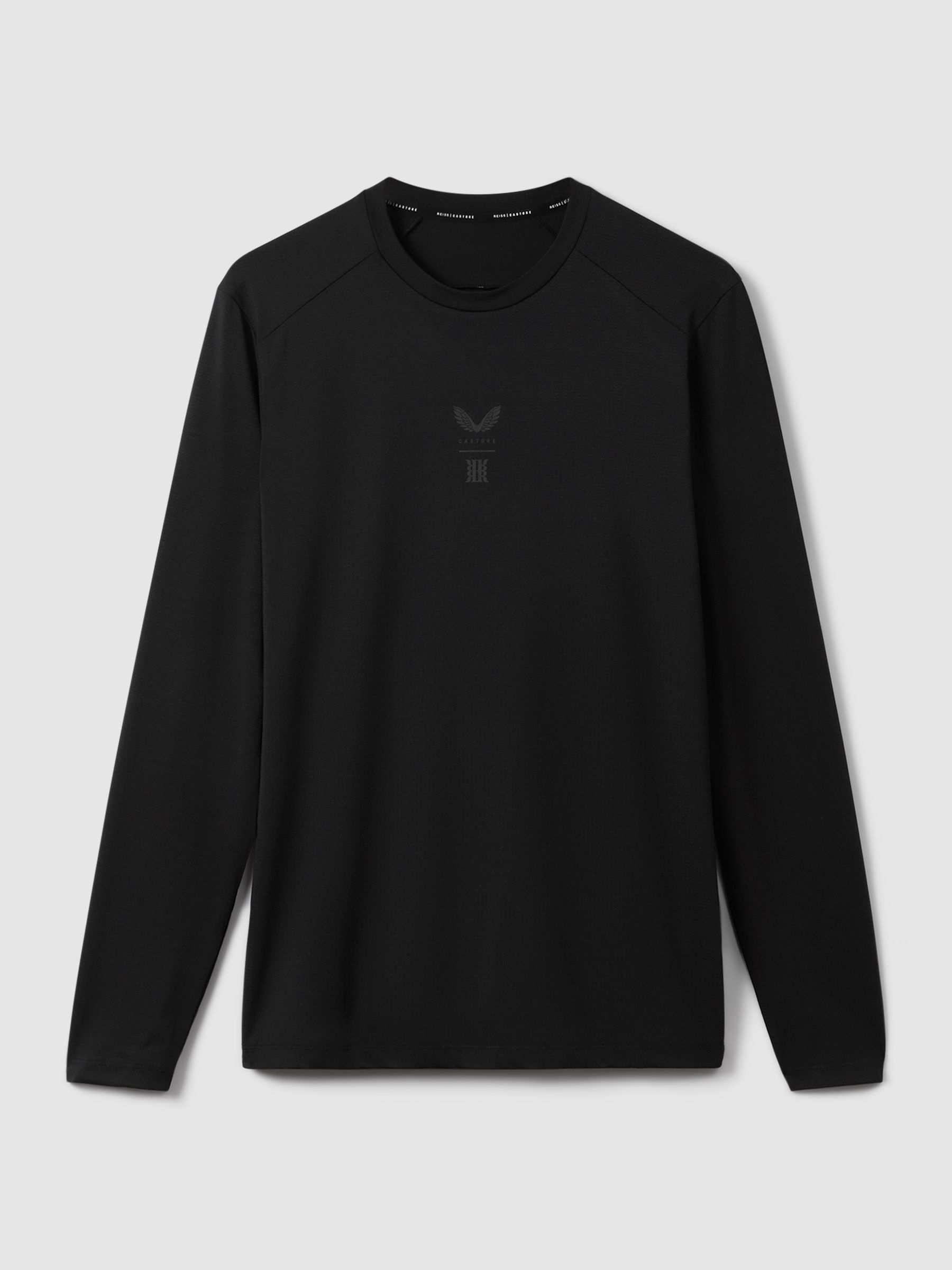 Castore Performance Long Sleeve Top in Onyx Black - Image 2 of 7