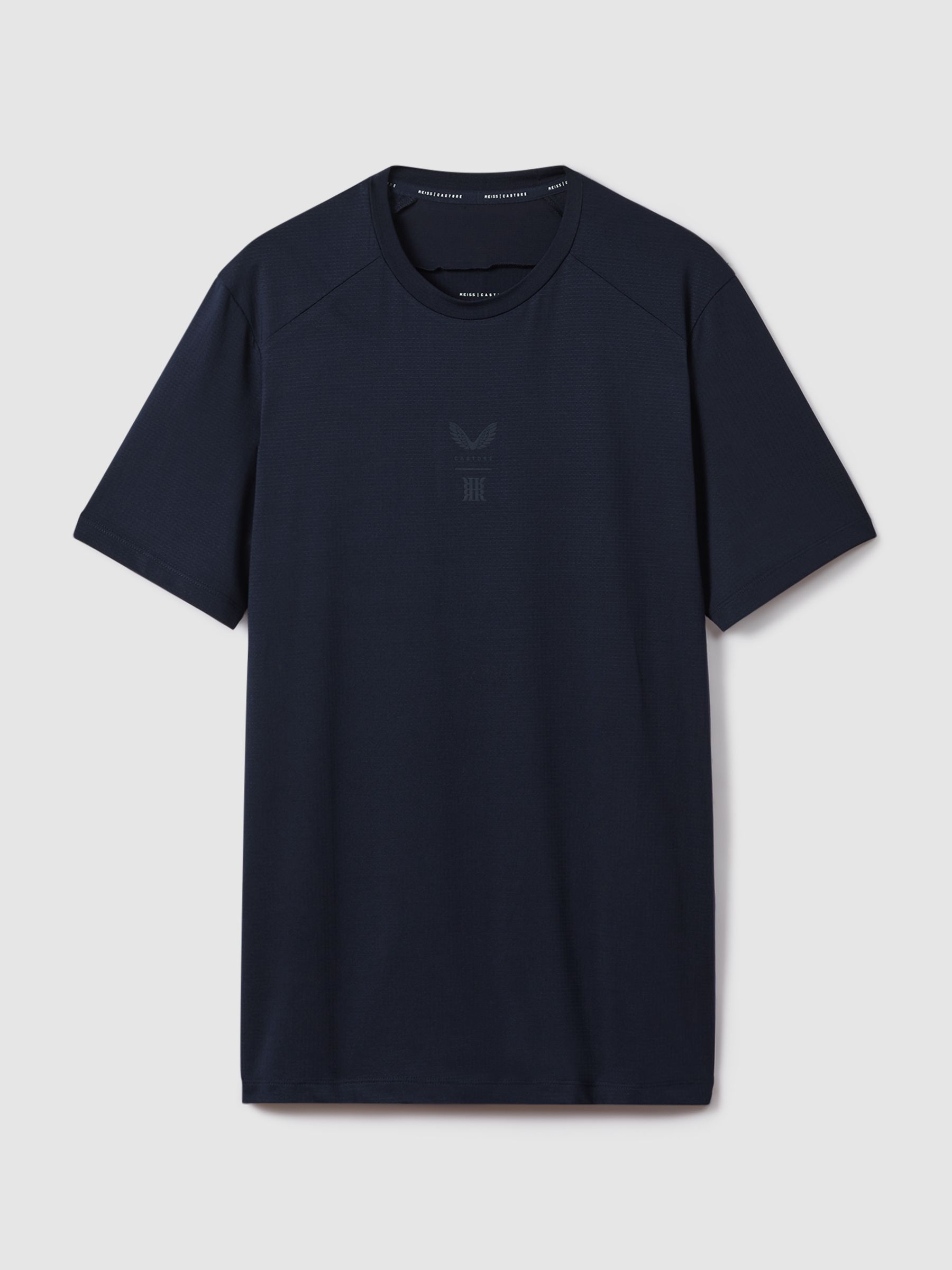 Castore Performance Crew Neck T-Shirt in Midnight Navy - Image 2 of 7