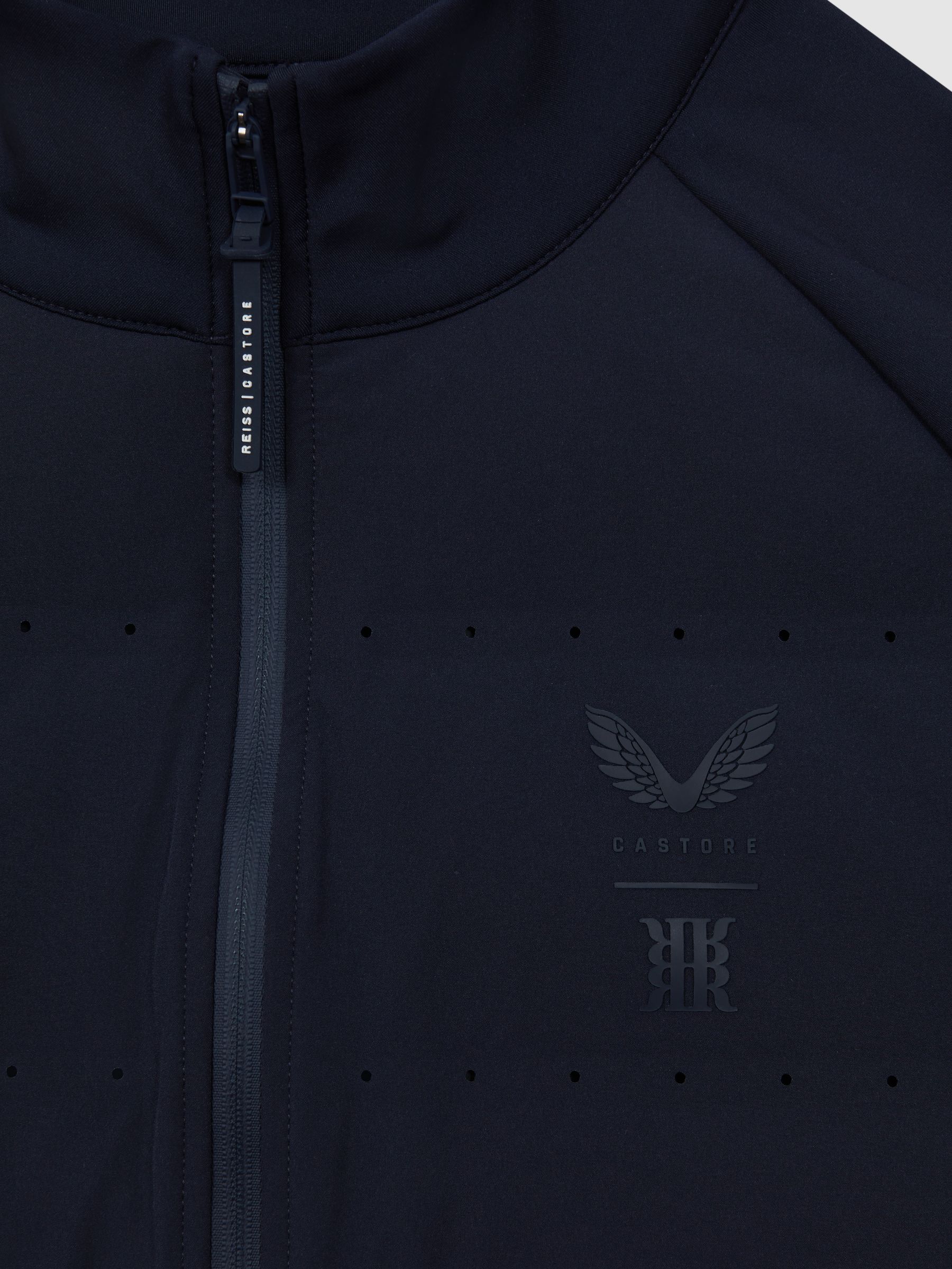 Castore Water Repellent Hybrid Quilted Jacket in Midnight Navy - Image 8 of 8