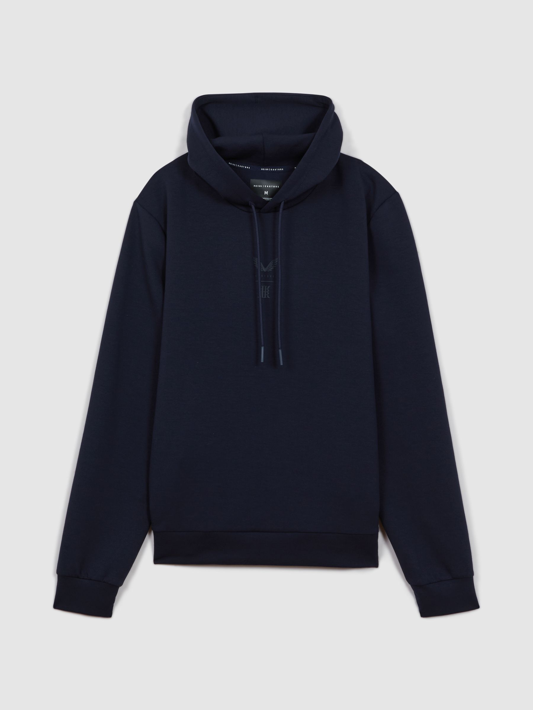 Castore Jersey Drawstring Hoodie in Midnight Navy - Image 2 of 7