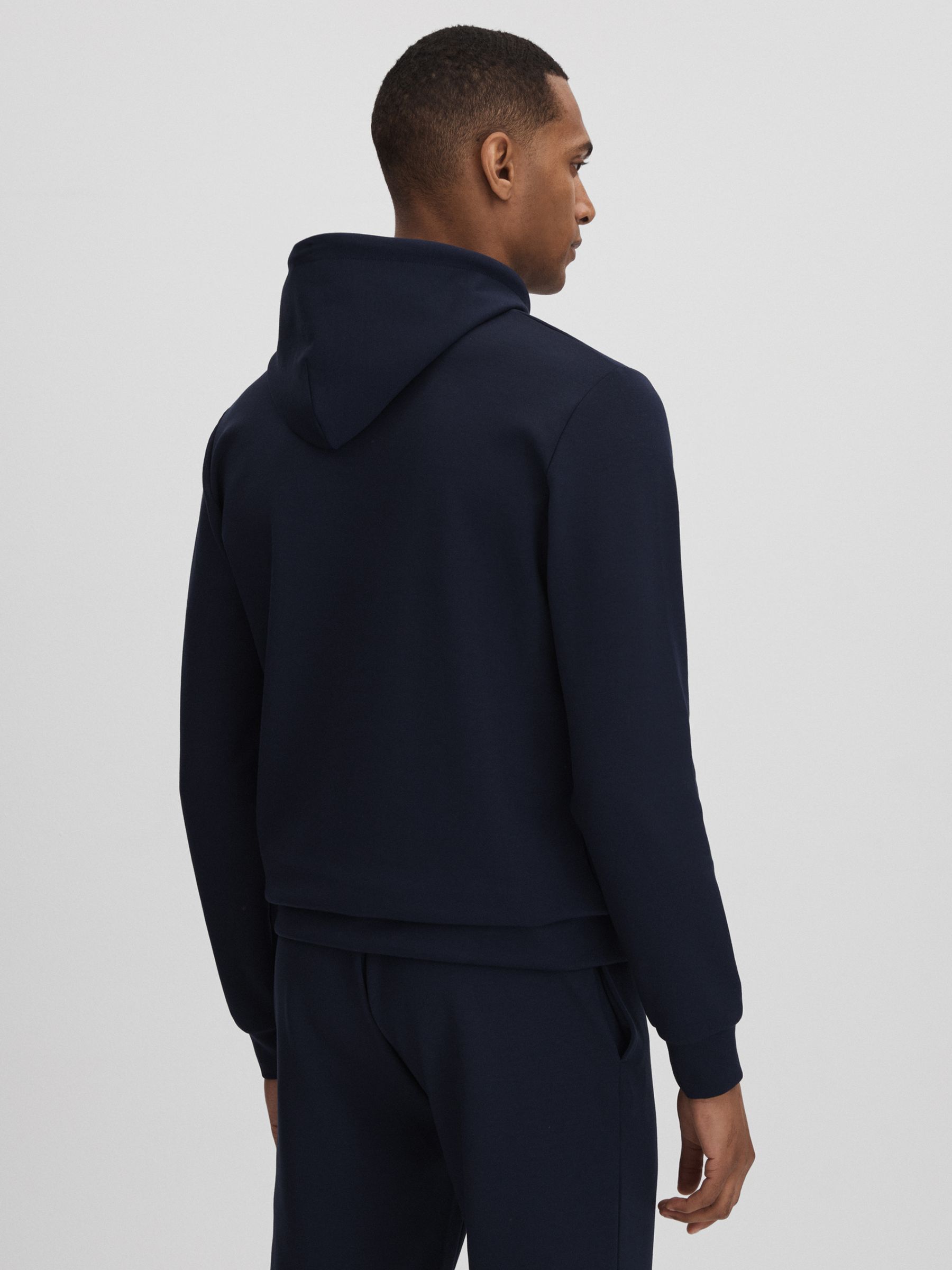 Castore Jersey Drawstring Hoodie in Midnight Navy - Image 5 of 7
