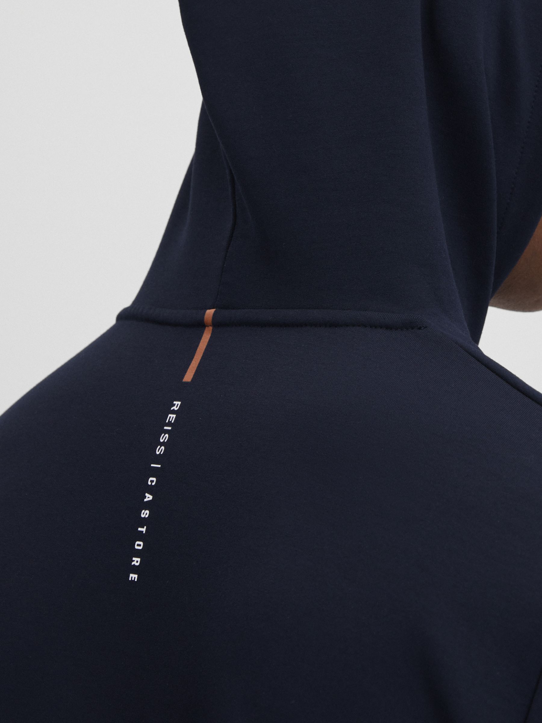 Castore Jersey Drawstring Hoodie in Midnight Navy - Image 6 of 7