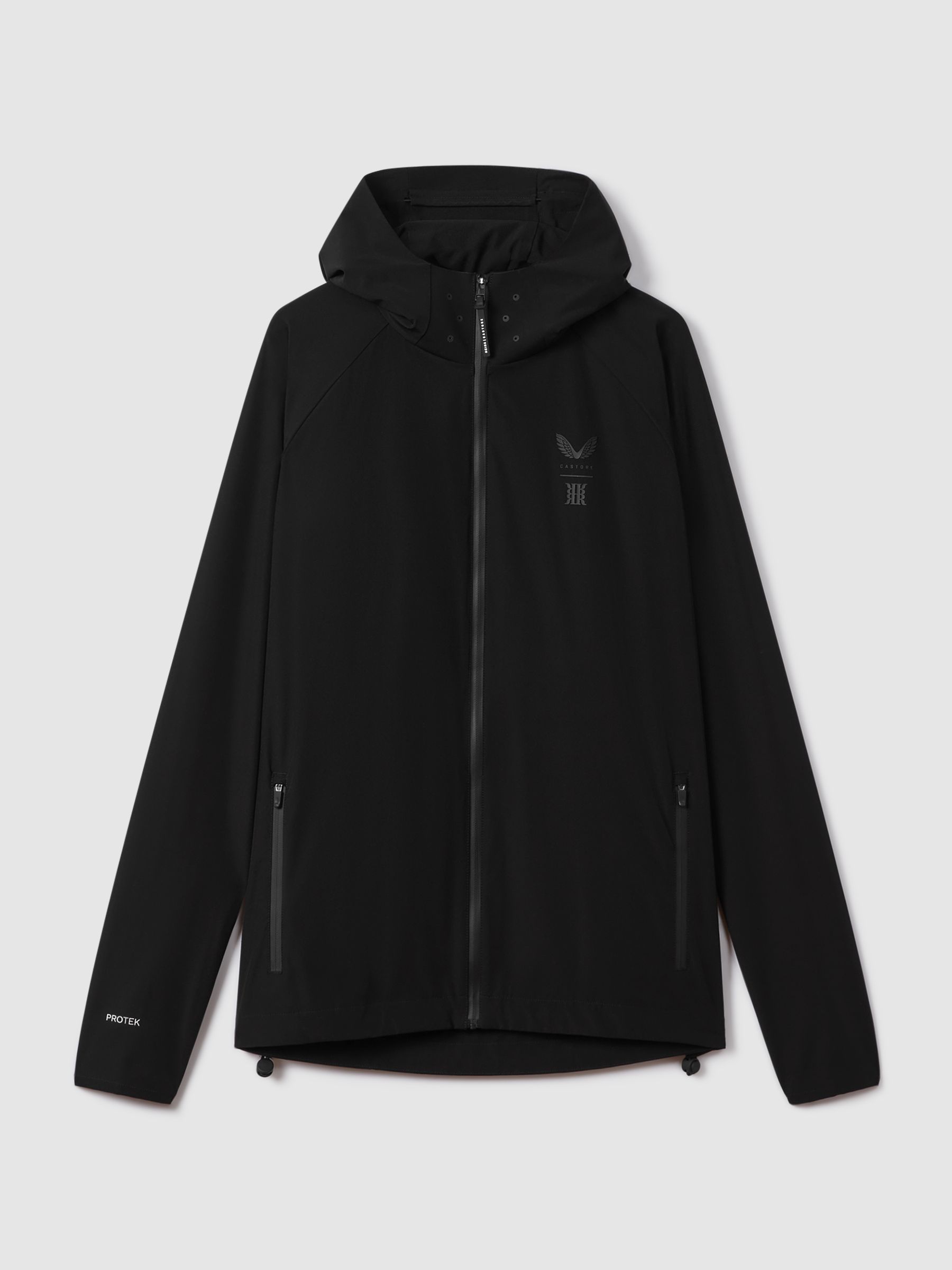 Castore Water Repellent Running Jacket in Onyx Black - Image 2 of 7